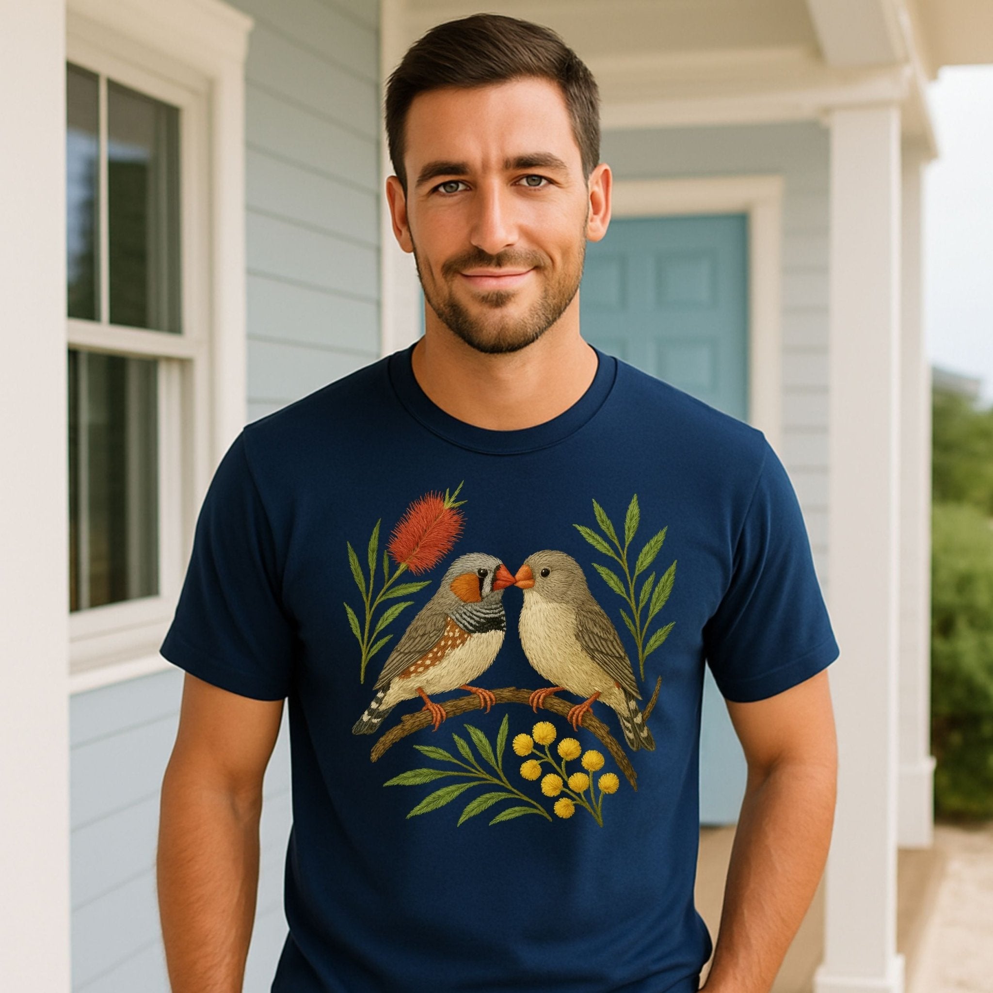 Zebra Finch T-Shirt – Australian Native Bird Collection - Craig Michael Design