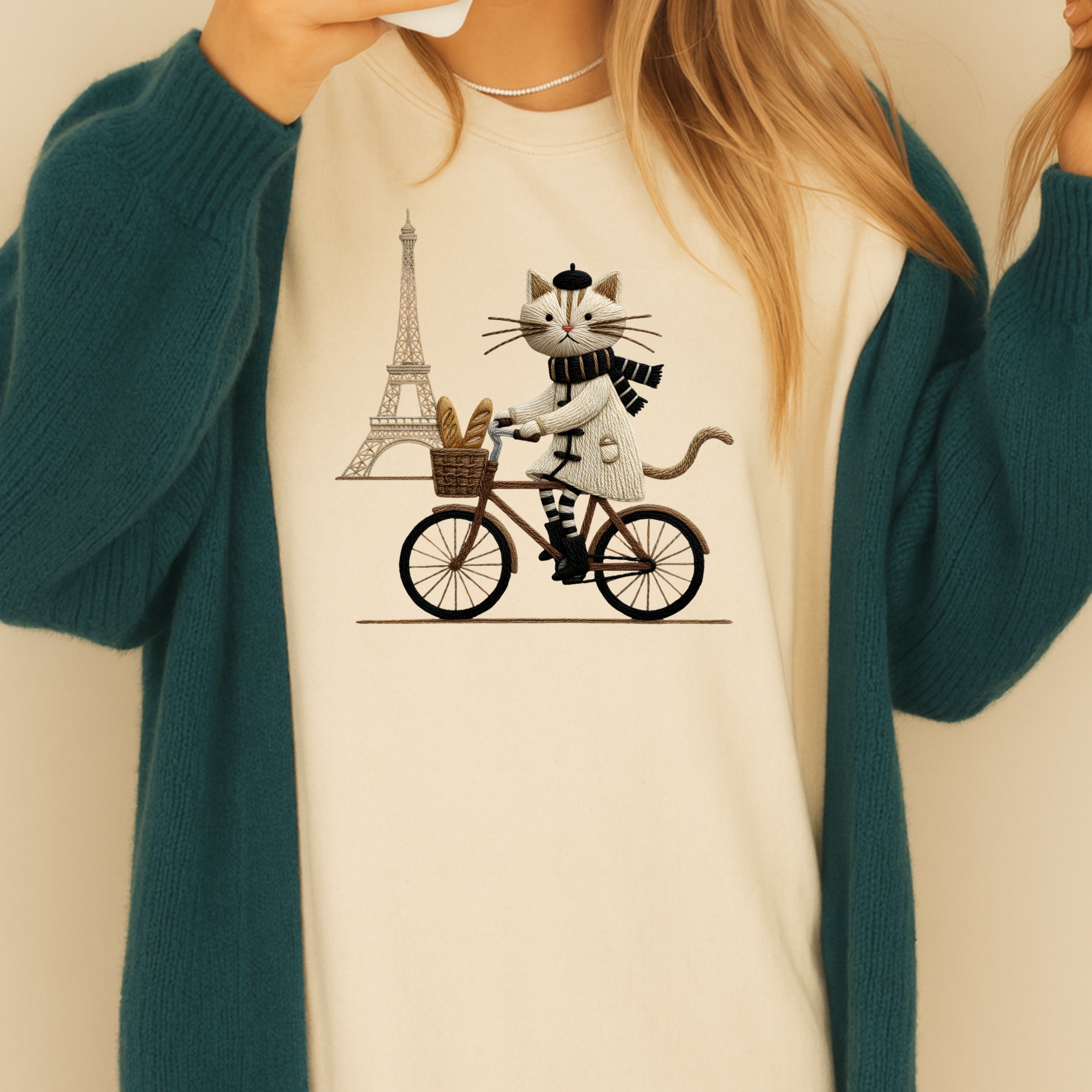 Paris Kitty T-Shirt – La Bicyclette Parisienne