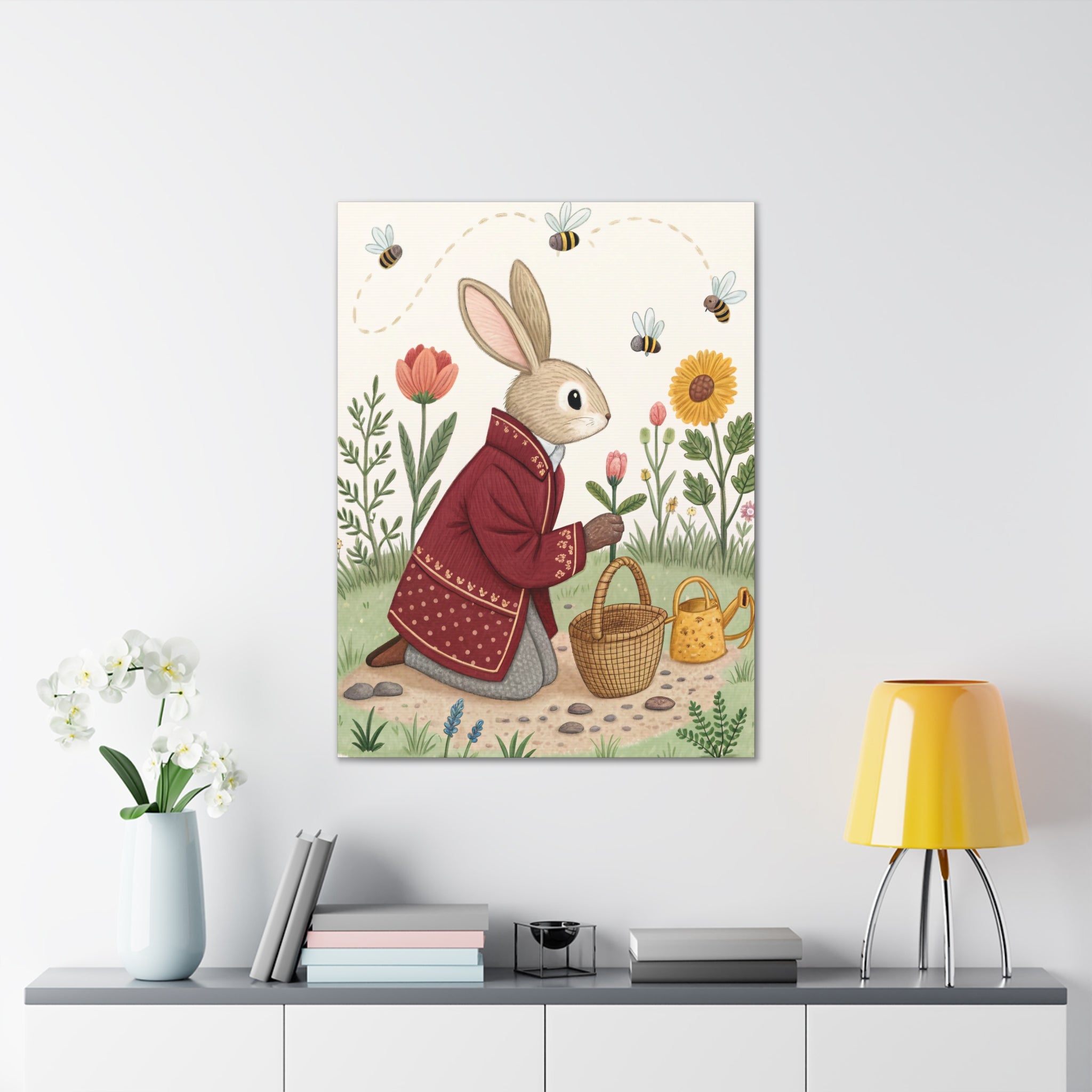 Copy of Copy of Copy of Abstract Floral Art Print, Colorful Garden Canvas Print, Large Wall Art Print, Modern Canvas Art Decor, Unique Home Decor