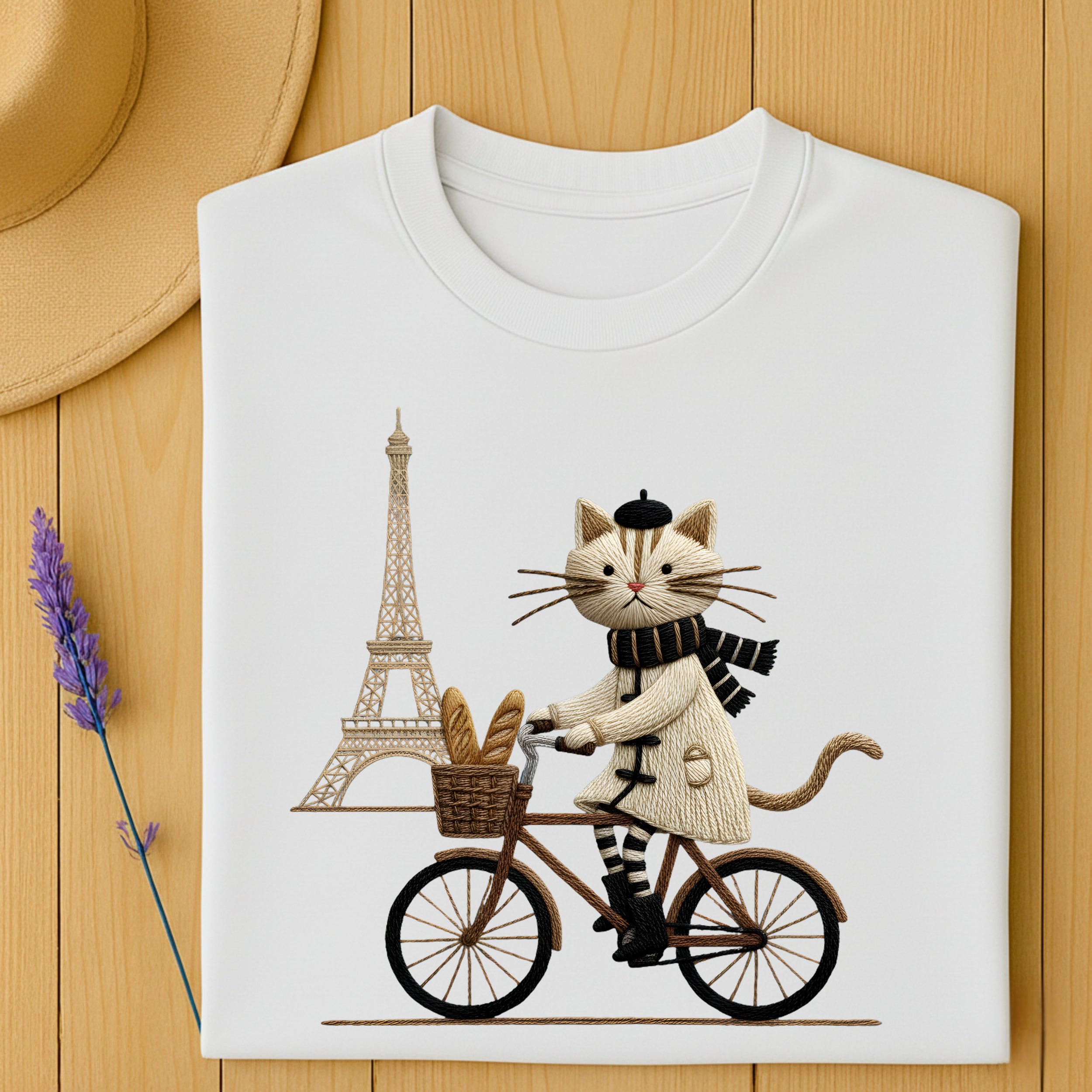 Paris Kitty T-Shirt – La Bicyclette Parisienne