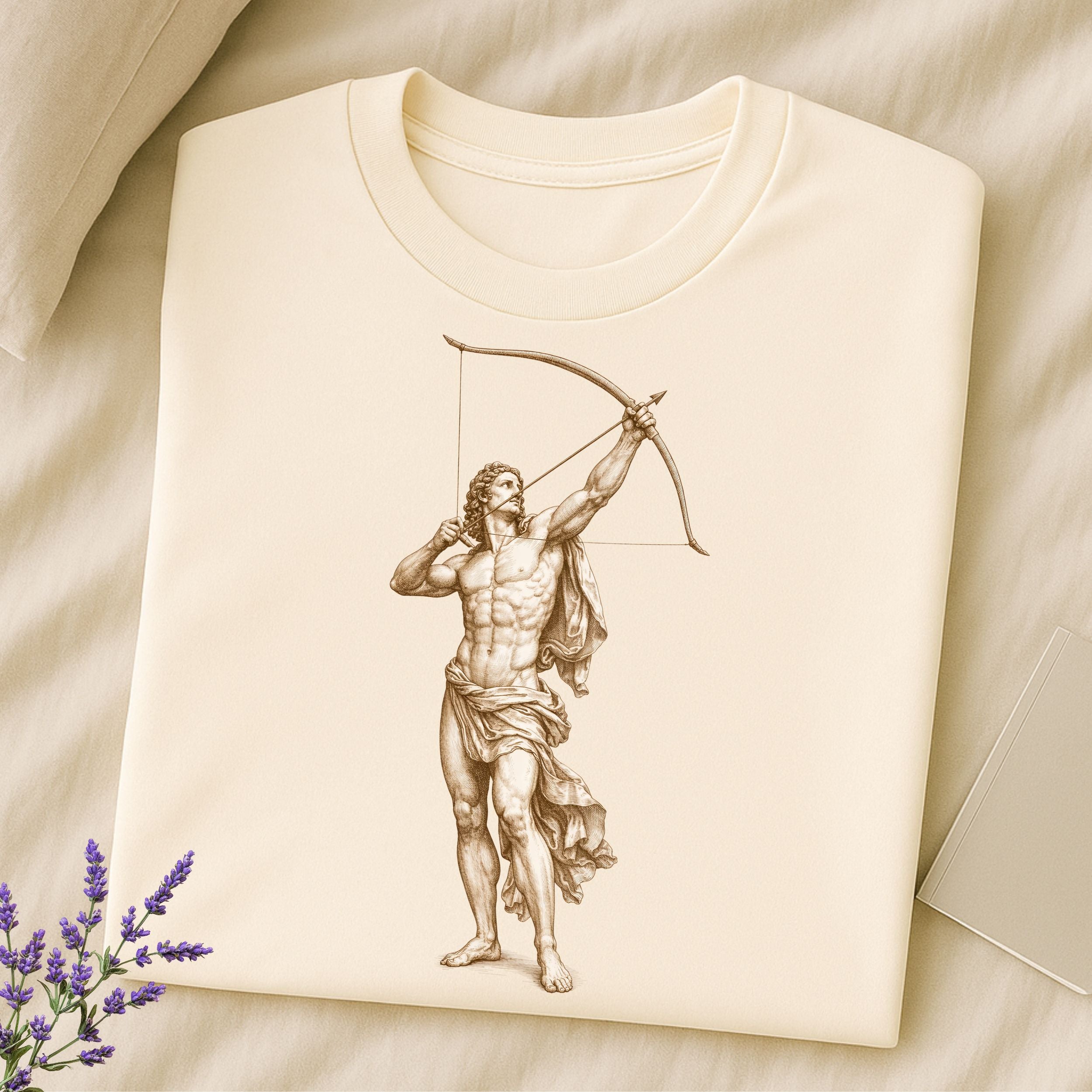 Ancient Greek Archer Graphic Design Shirt Product