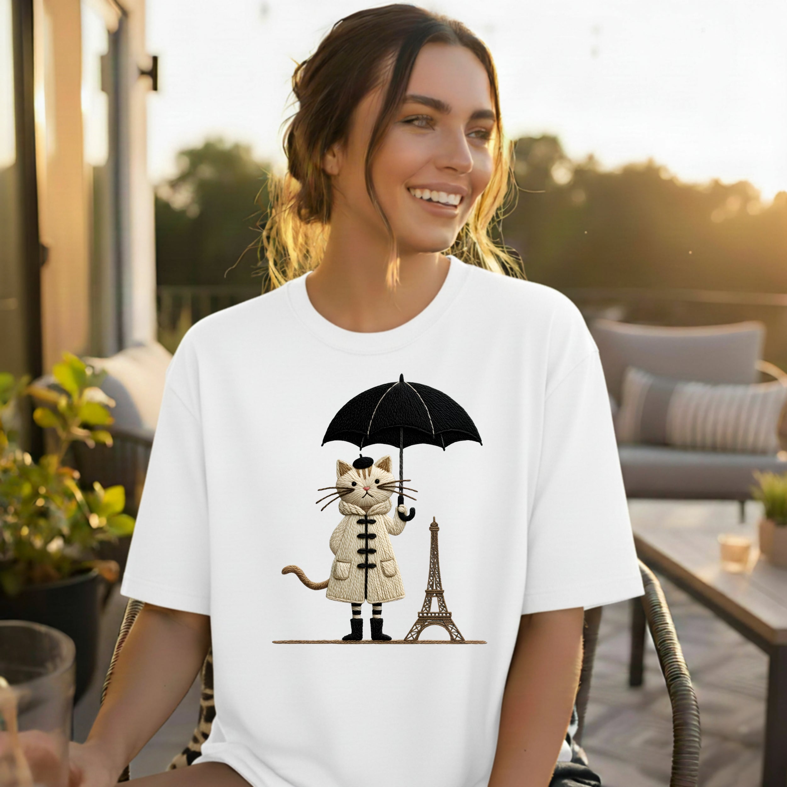 Paris Kitty T-Shirt – La Pluie à Paris