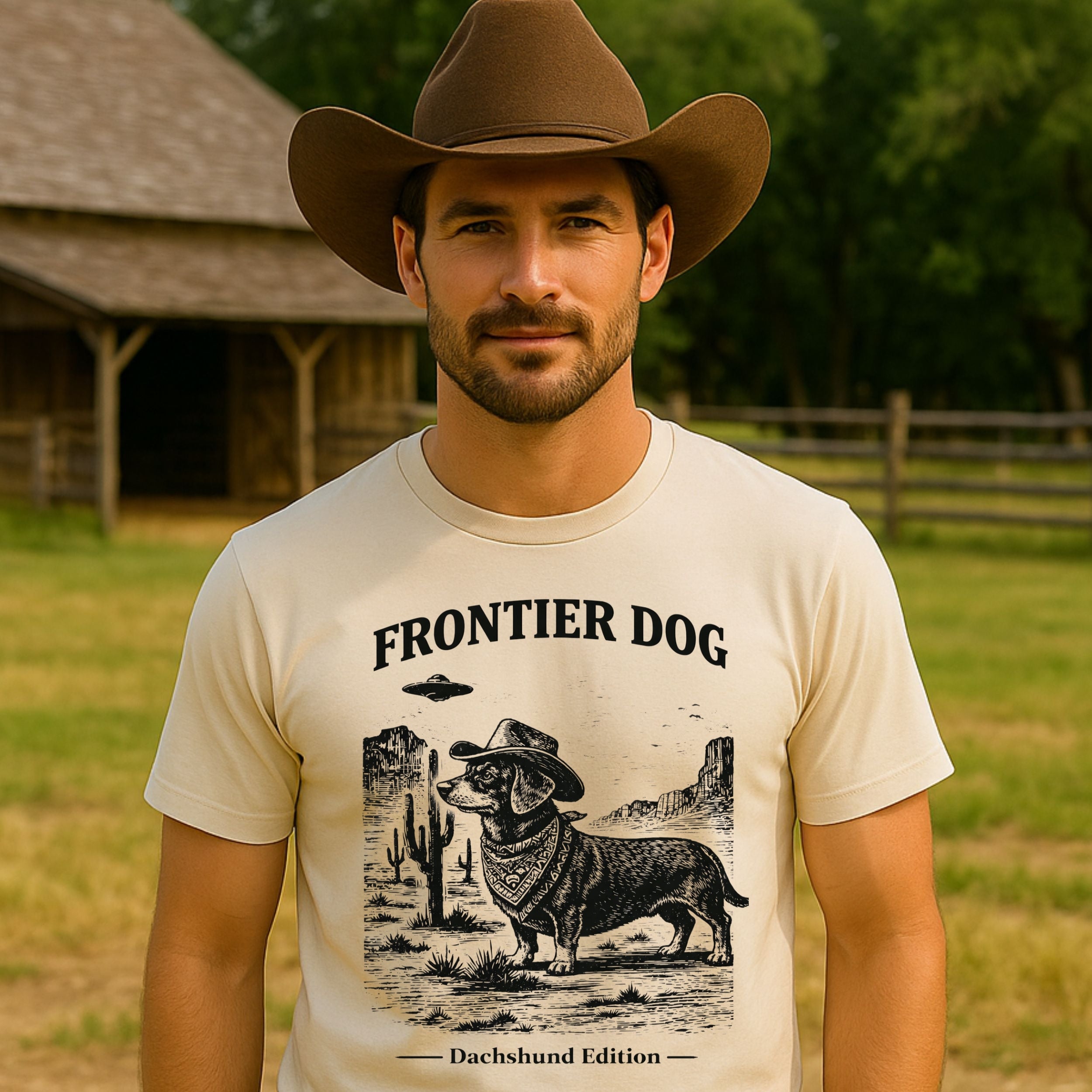 Frontier Dog Dachshund Edition T-Shirt Perfect for Dog Lovers
