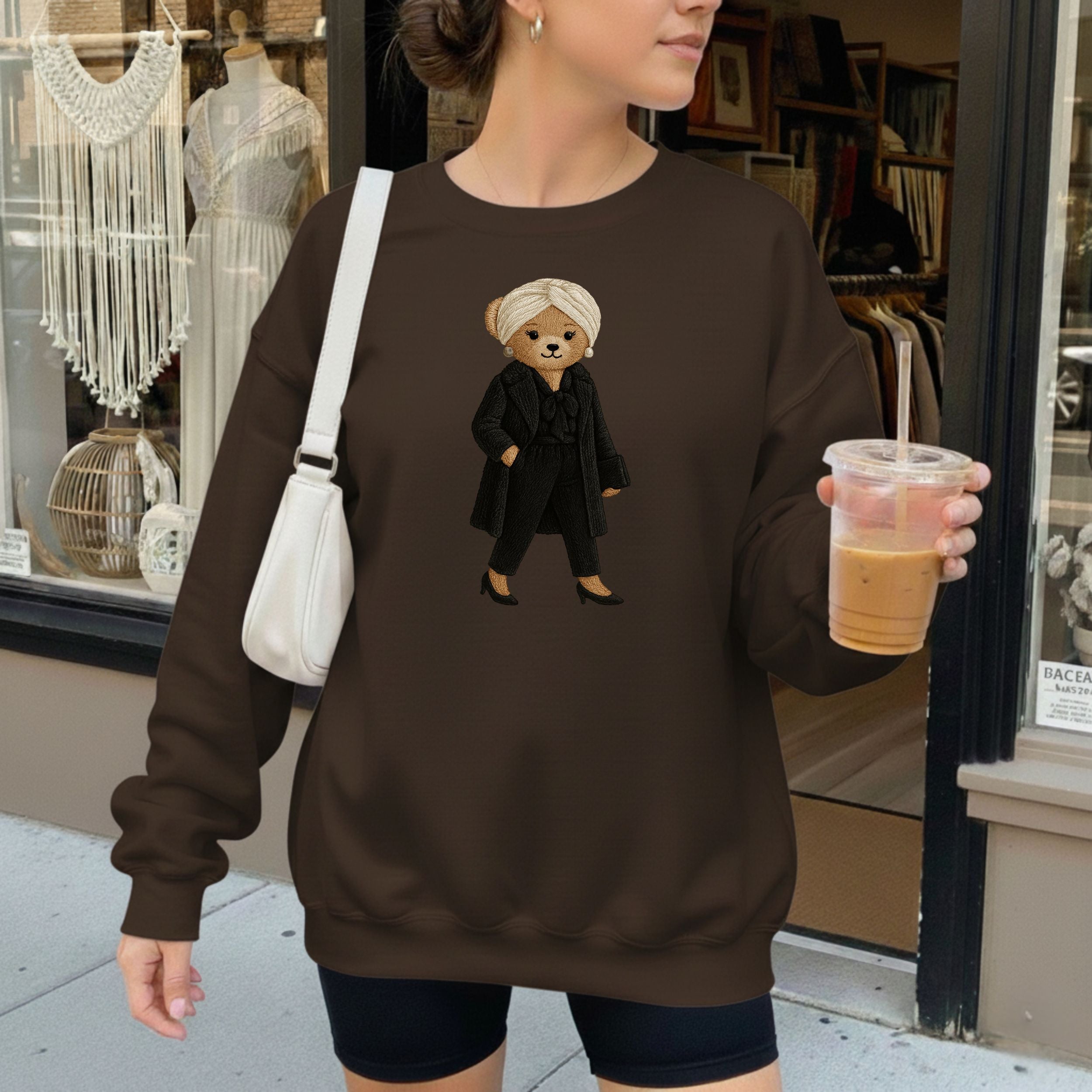 Fashionable Bear Character Sweatshirt Product
