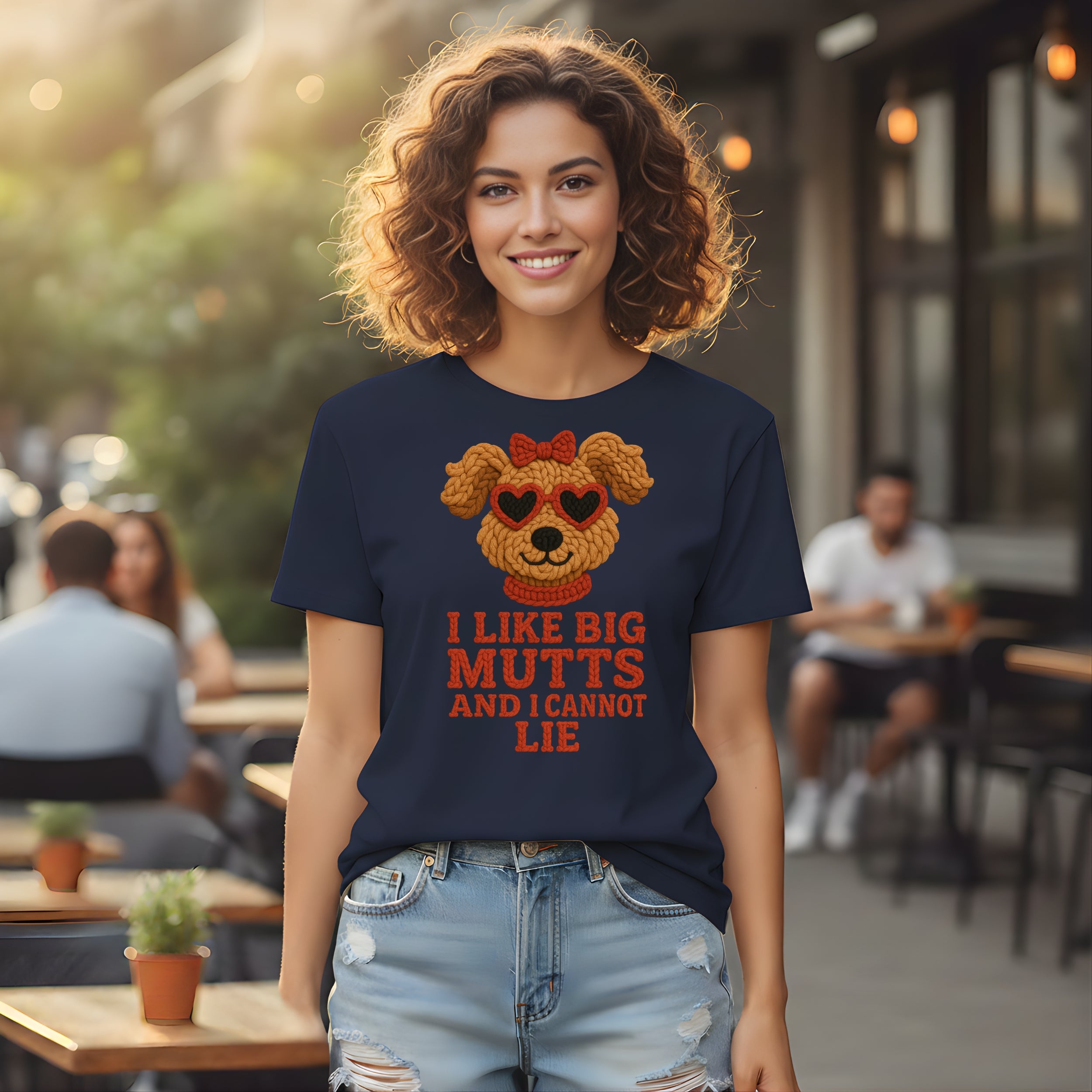 I Like Big Mutts And I Cannot Lie Graphic T-shirt