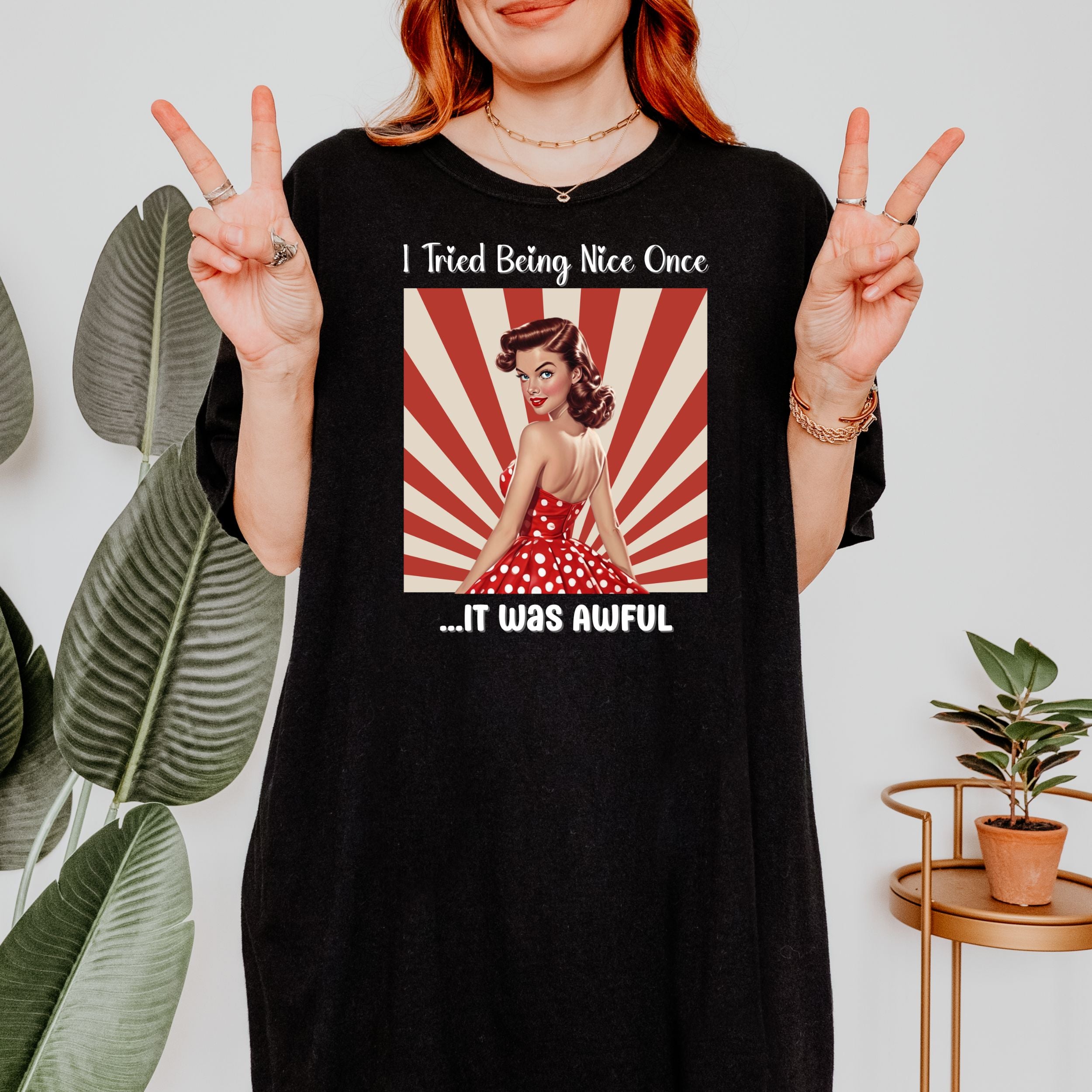 I Tried Being Nice Once It Was Awful T-shirt product