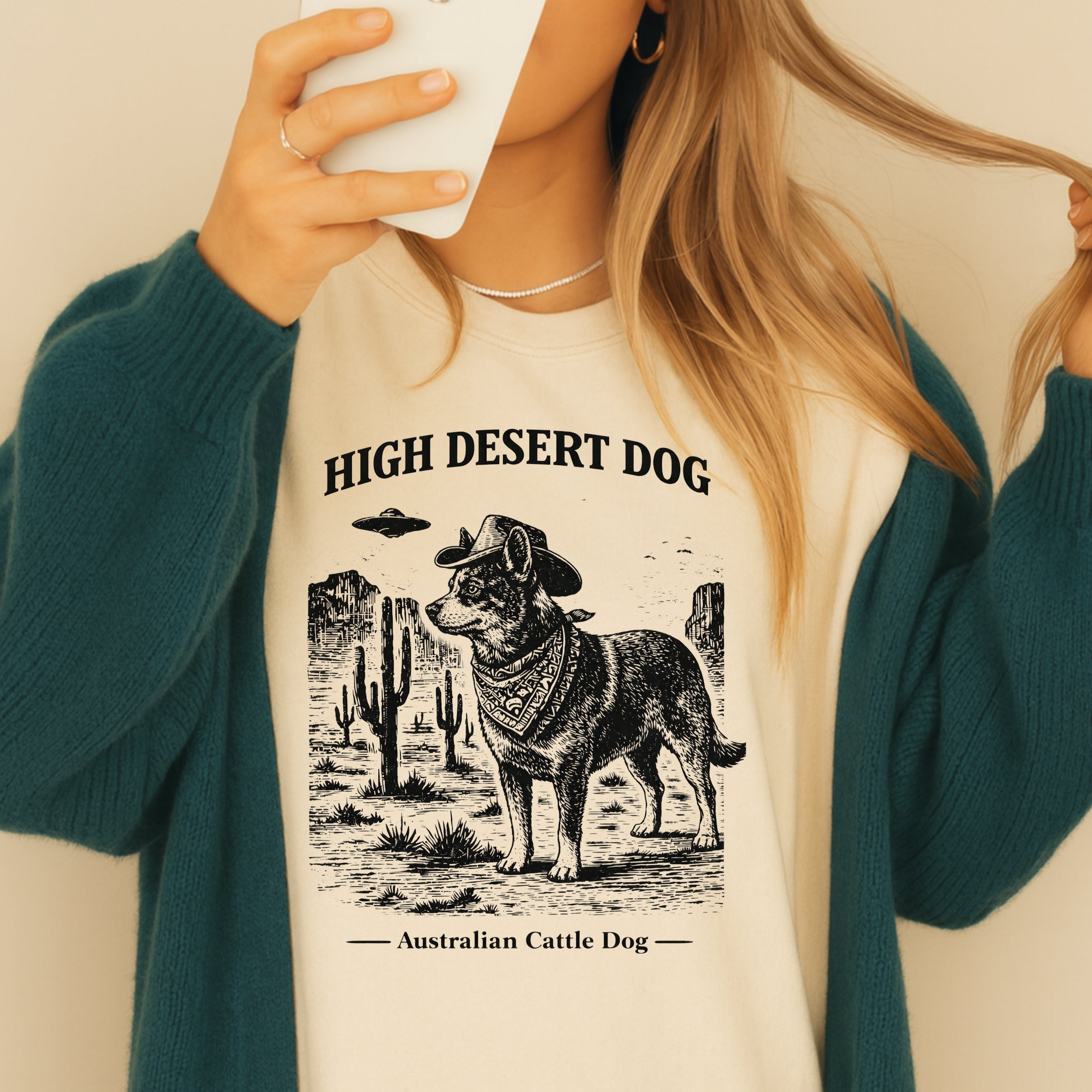 High Desert Dog Australian Cattle Dog Design Shirt
