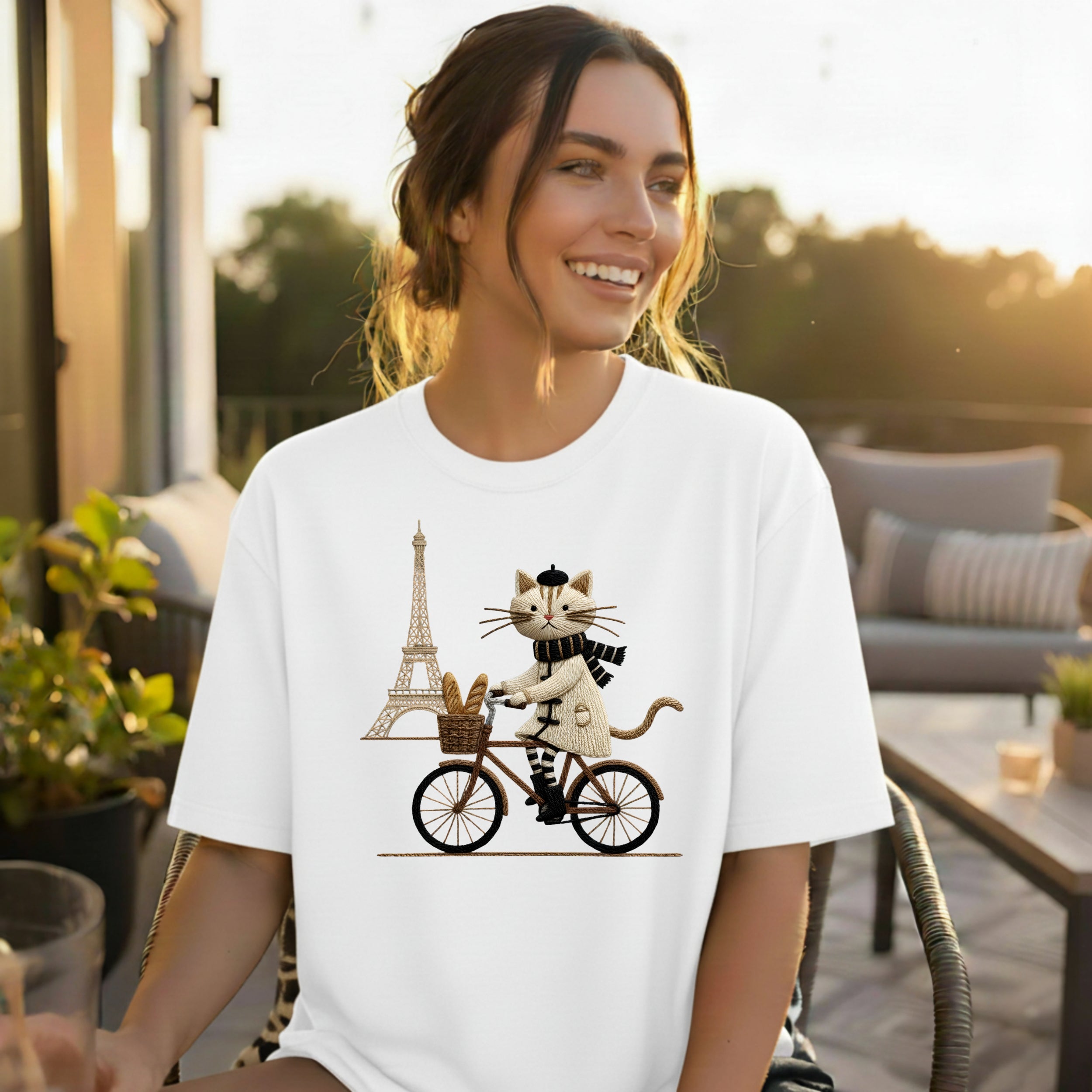 Paris Kitty T-Shirt – La Bicyclette Parisienne