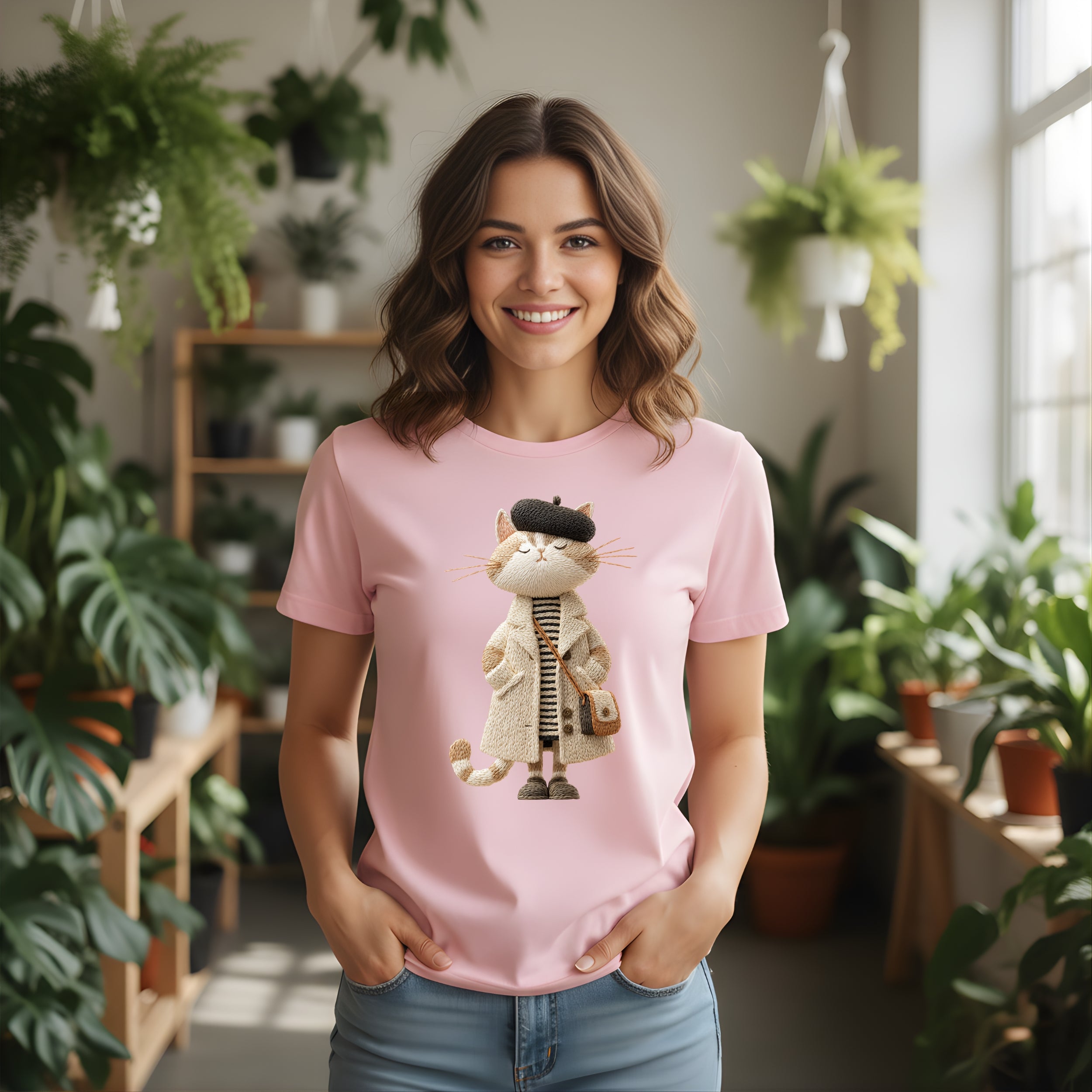 Paris Dame T-Shirt – L’Élégance à Paris