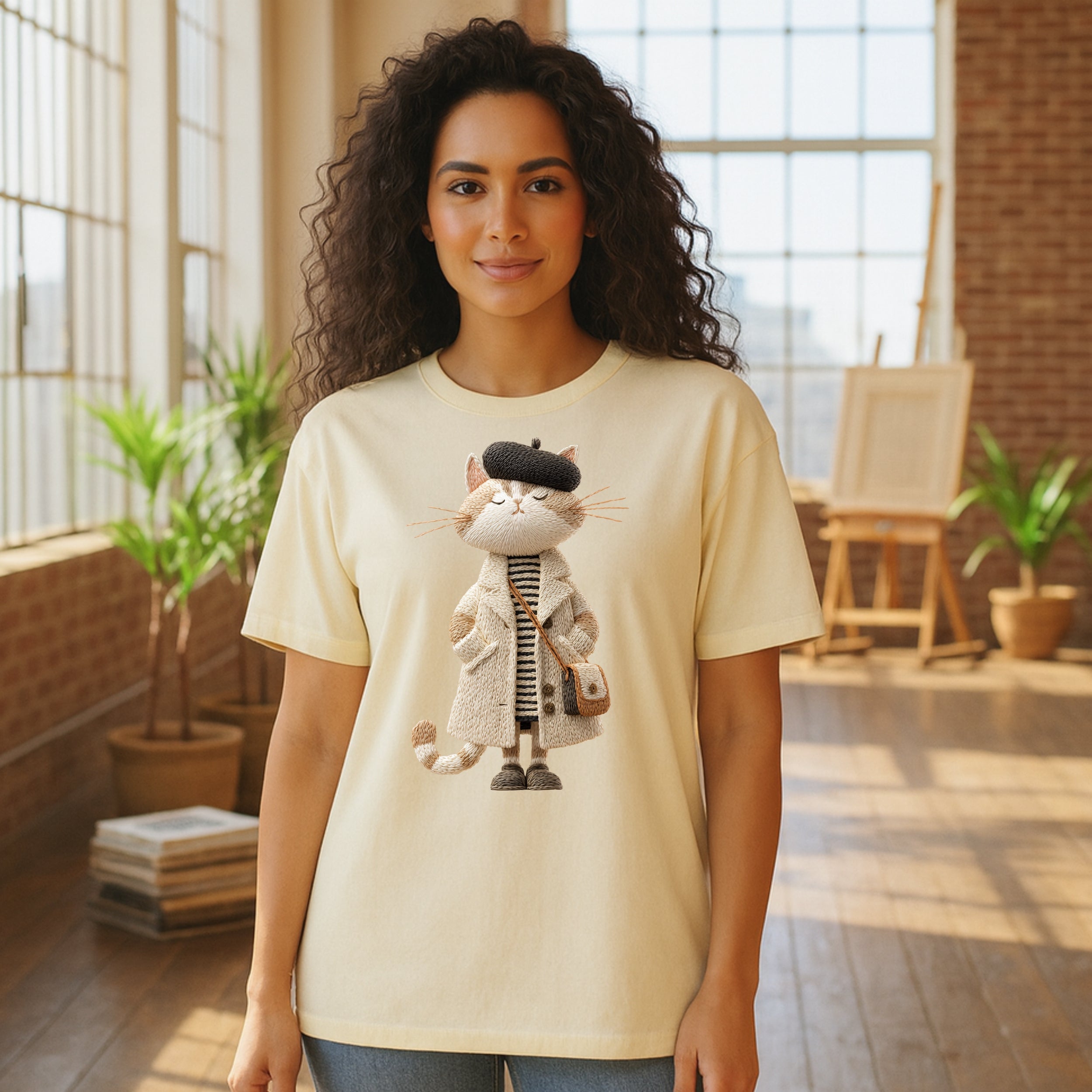 Paris Dame T-Shirt – L’Élégance à Paris