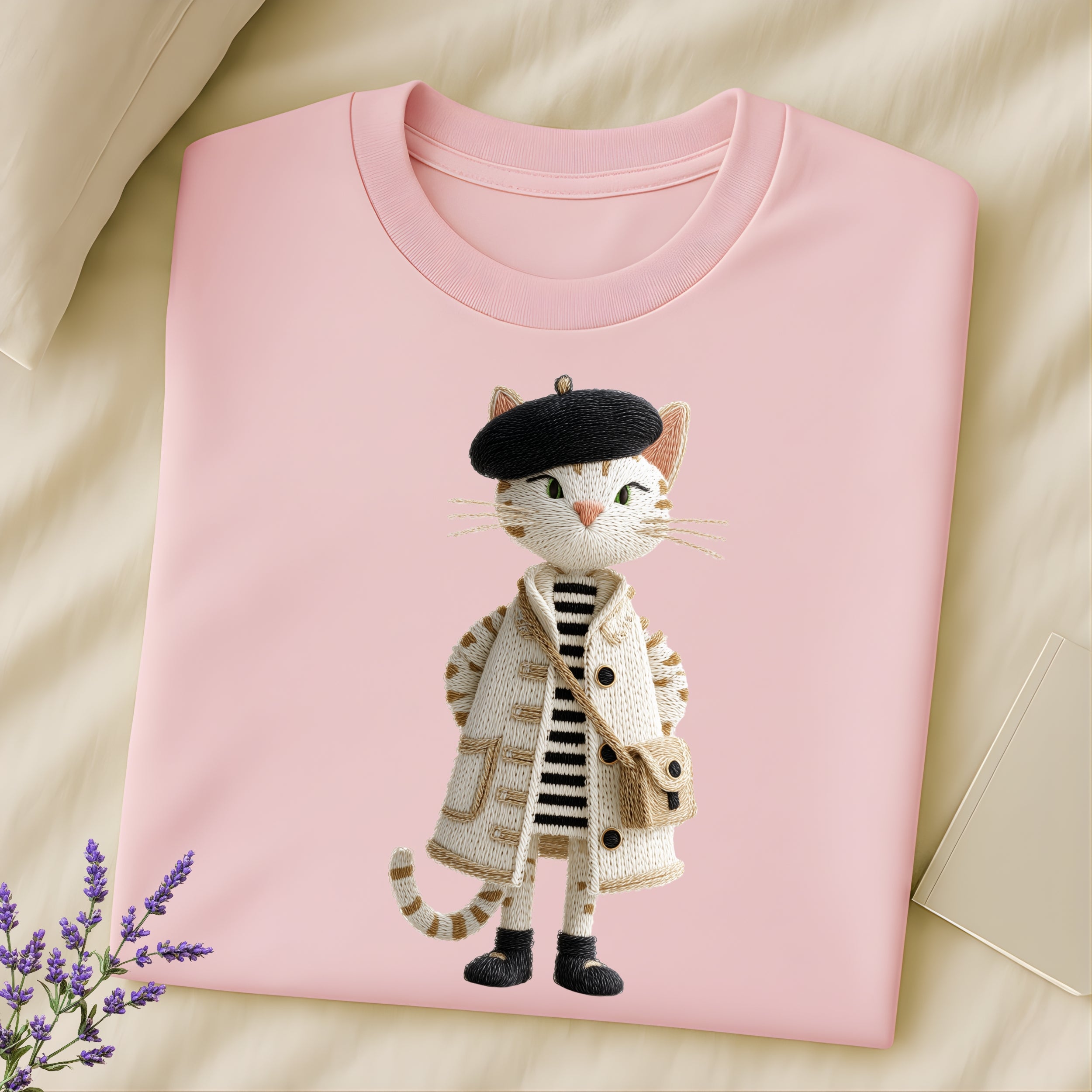 Paris Dame T-Shirt – La Parisienne au Béret