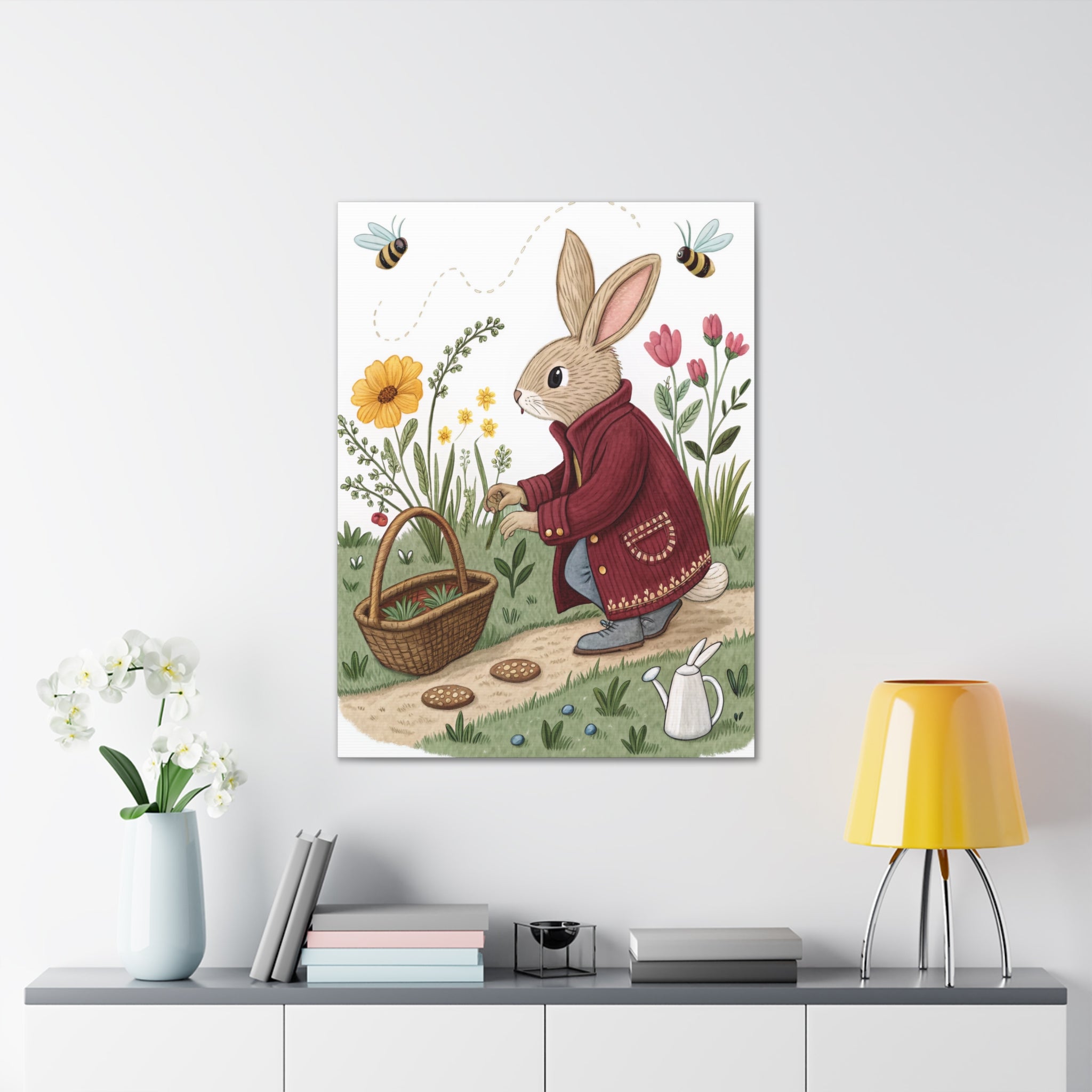 Copy of Copy of Abstract Floral Art Print, Colorful Garden Canvas Print, Large Wall Art Print, Modern Canvas Art Decor, Unique Home Decor