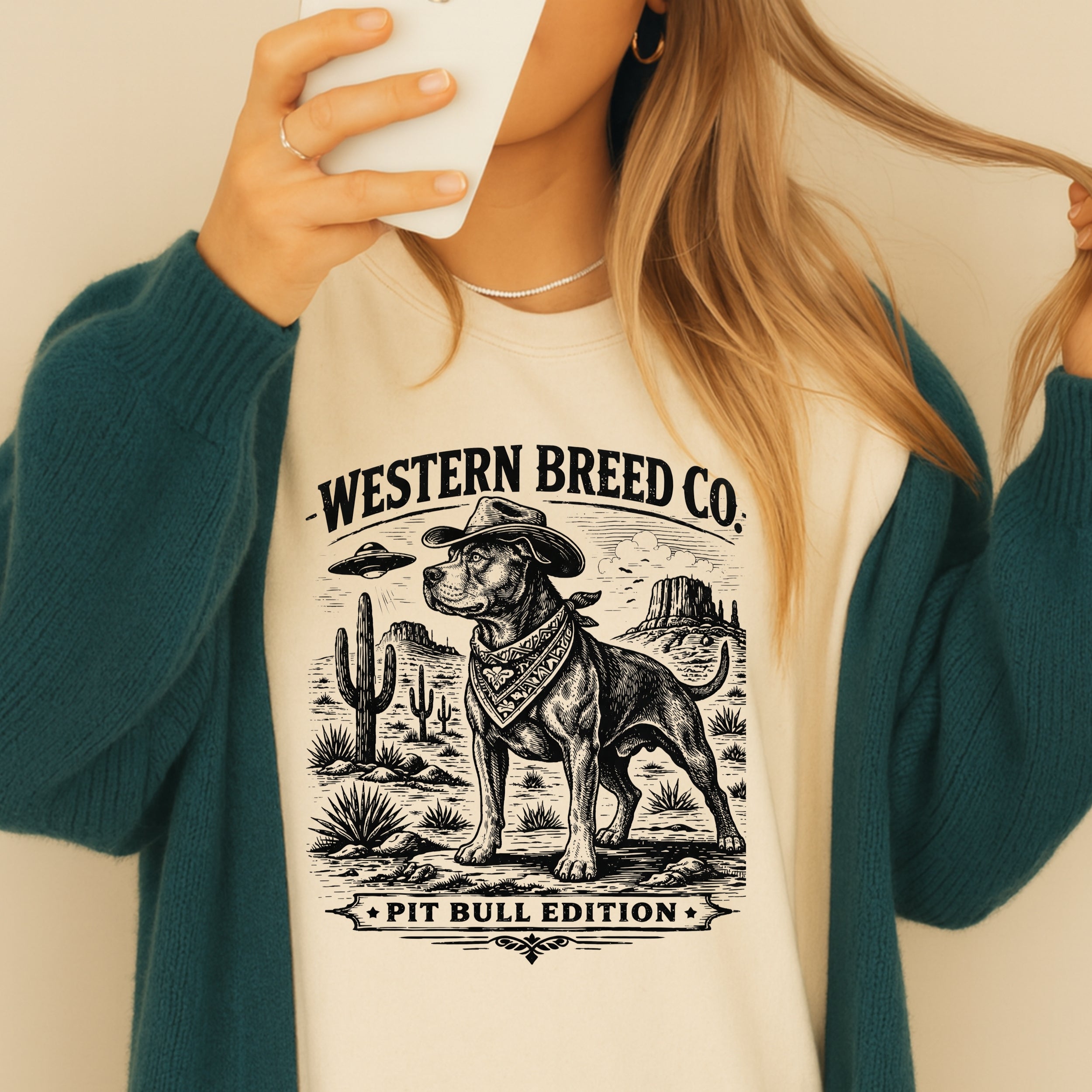 Western Breed Co Pit Bull Edition Graphic Tee Shirt