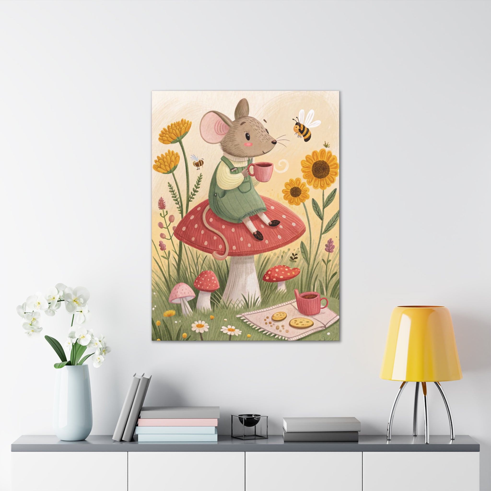Copy of Abstract Floral Art Print, Colorful Garden Canvas Print, Large Wall Art Print, Modern Canvas Art Decor, Unique Home Decor