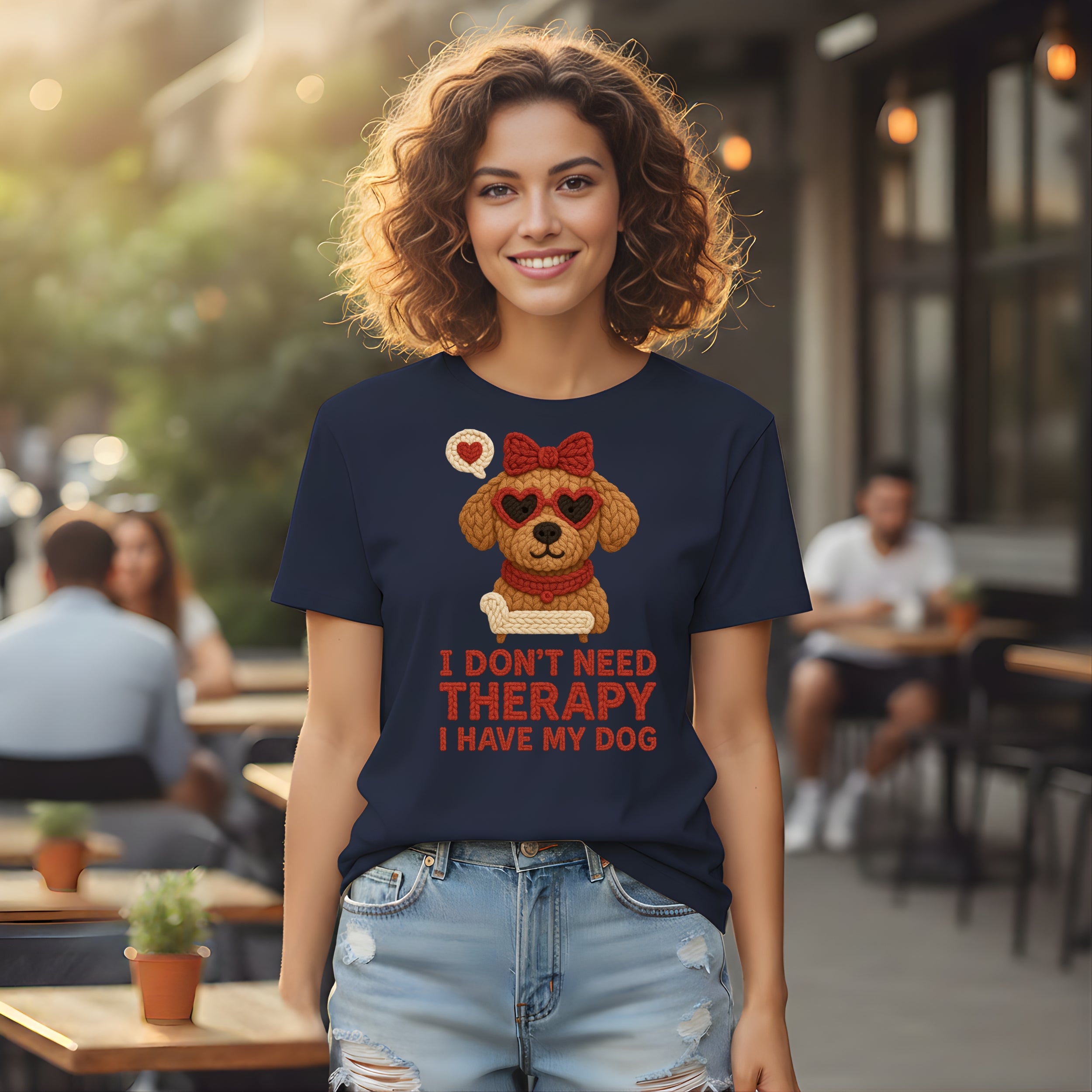 I Don't Need Therapy I Have My Dog Graphic Tee
