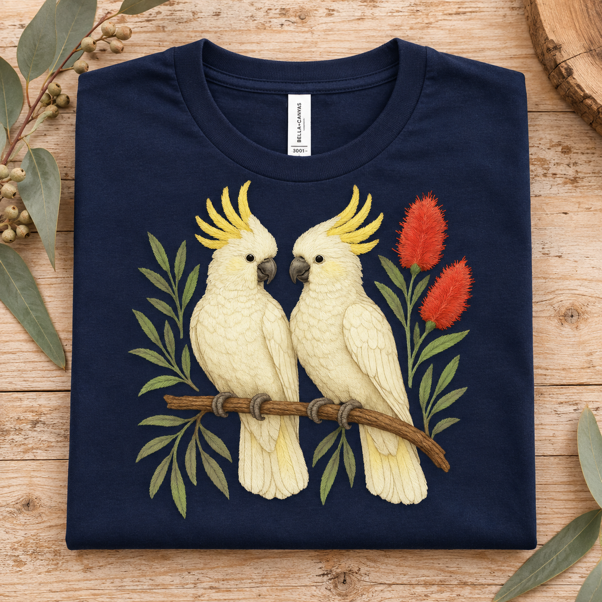 Sulphur-Crested Cockatoo T-Shirt – Australian Native Bird Collection
