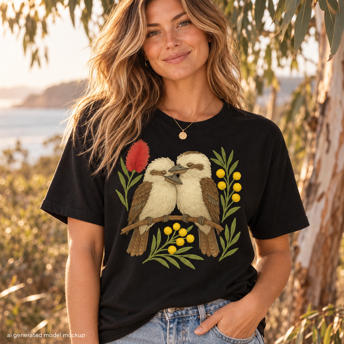 Kookaburra T-Shirt – Australian Native Bird Collection
