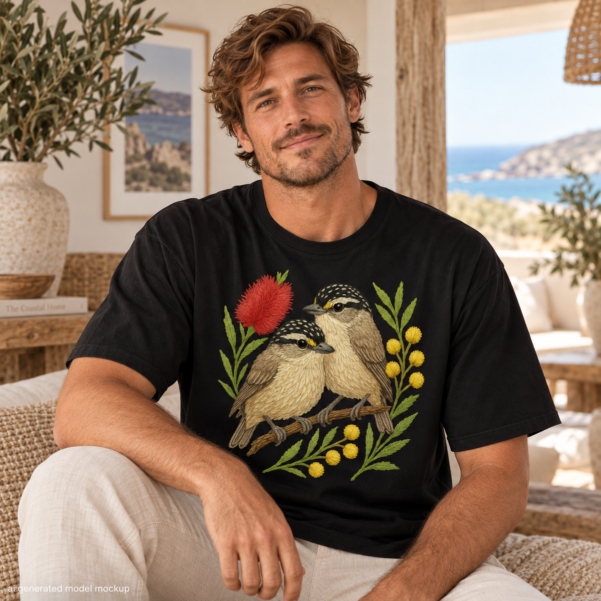 Pardalote T-Shirt – Australian Native Bird Collection