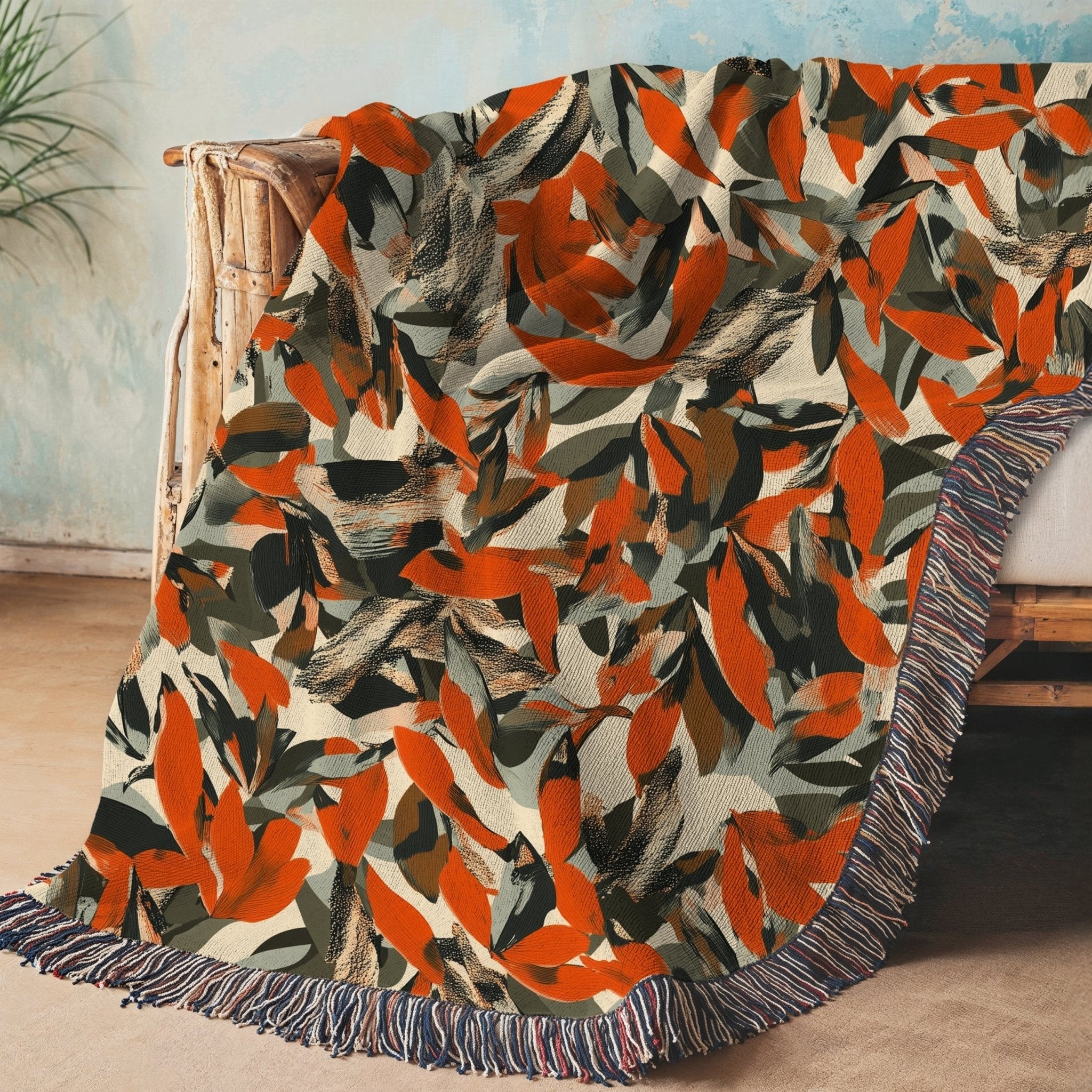 Abstract Art Woven Blanket - Craig Michael Design