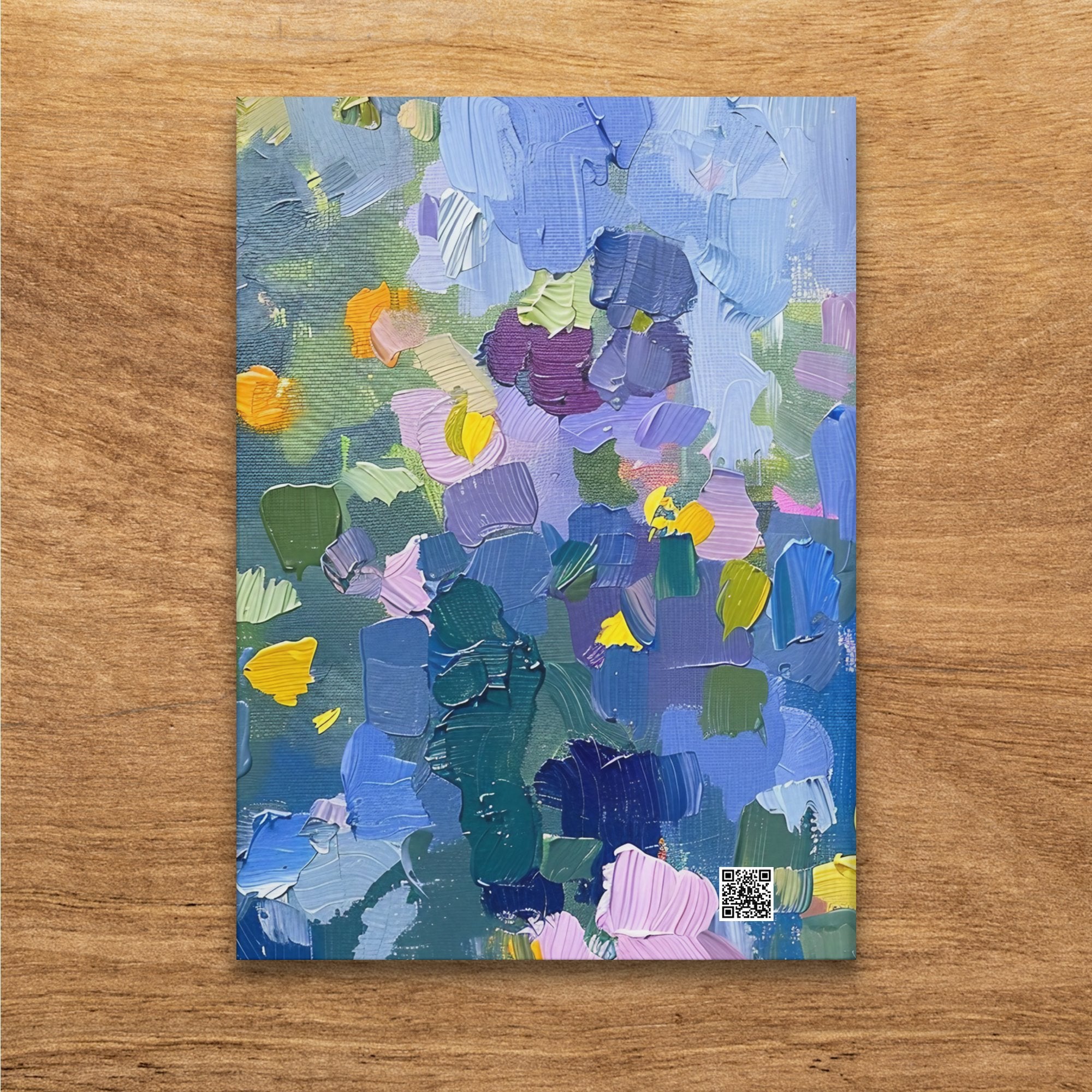 Abstract Floral Art Hardcover Journal, Art - Inspired Notebook for Writing and Drawing, Perfect Gift for Artists and Writers - Craig Michael Design