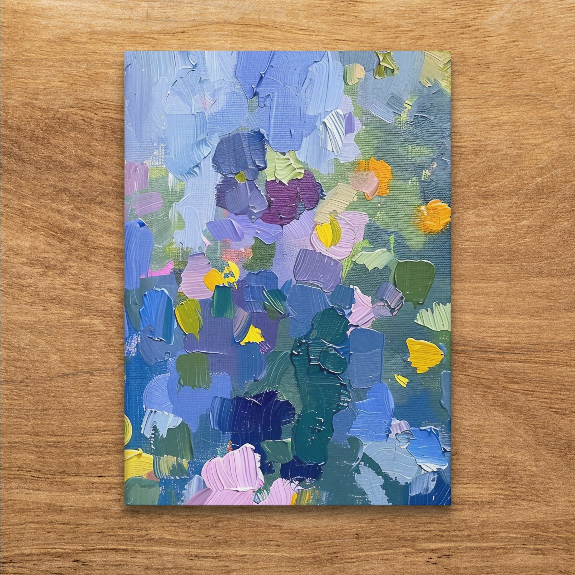 Abstract Floral Art Hardcover Journal, Art - Inspired Notebook for Writing and Drawing, Perfect Gift for Artists and Writers - Craig Michael Design