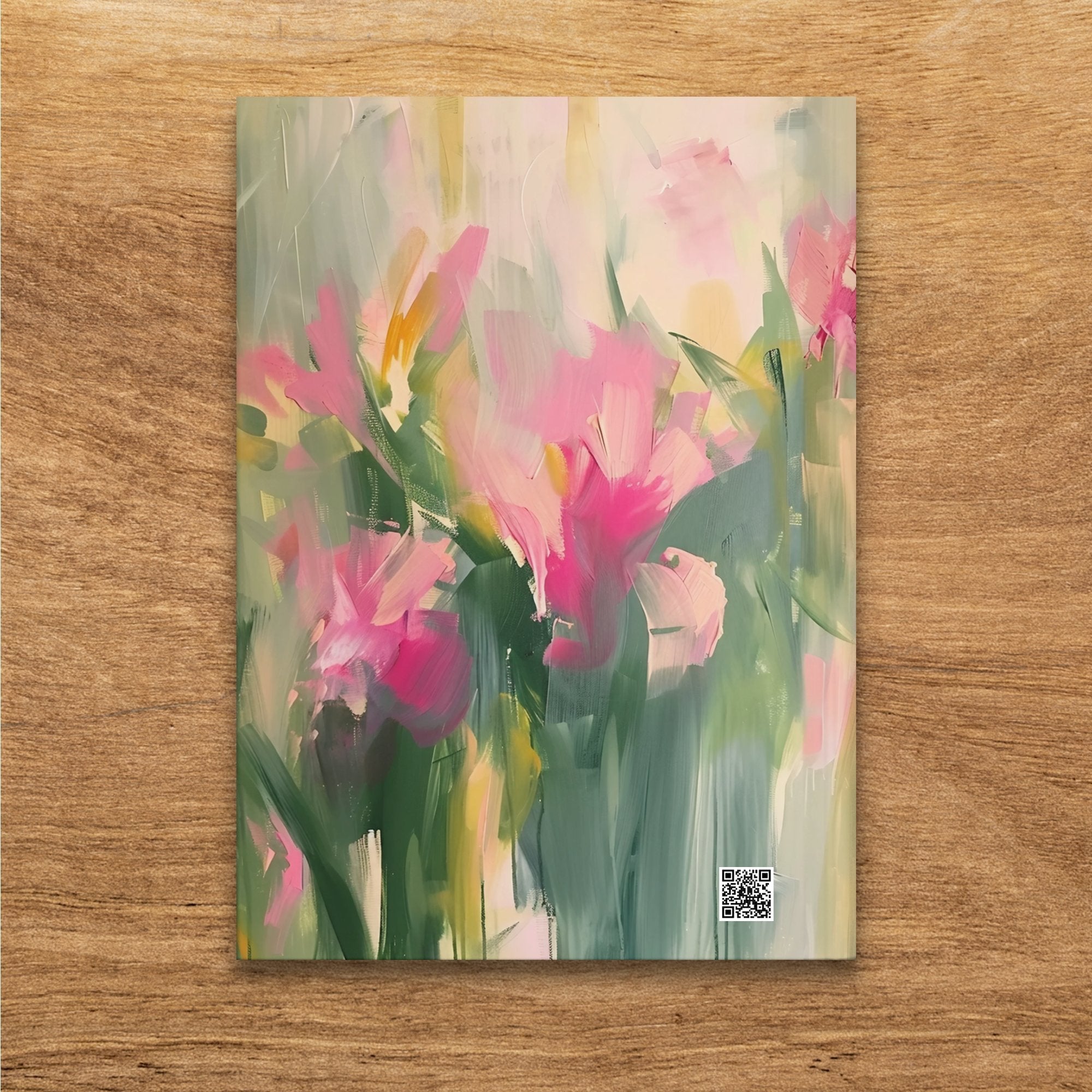 Abstract Floral Journal, Colorful Flower Art Notebook, Artistic Flower Diary, Vibrant Flower Design Journal, Creative Sketchbook - Craig Michael Design