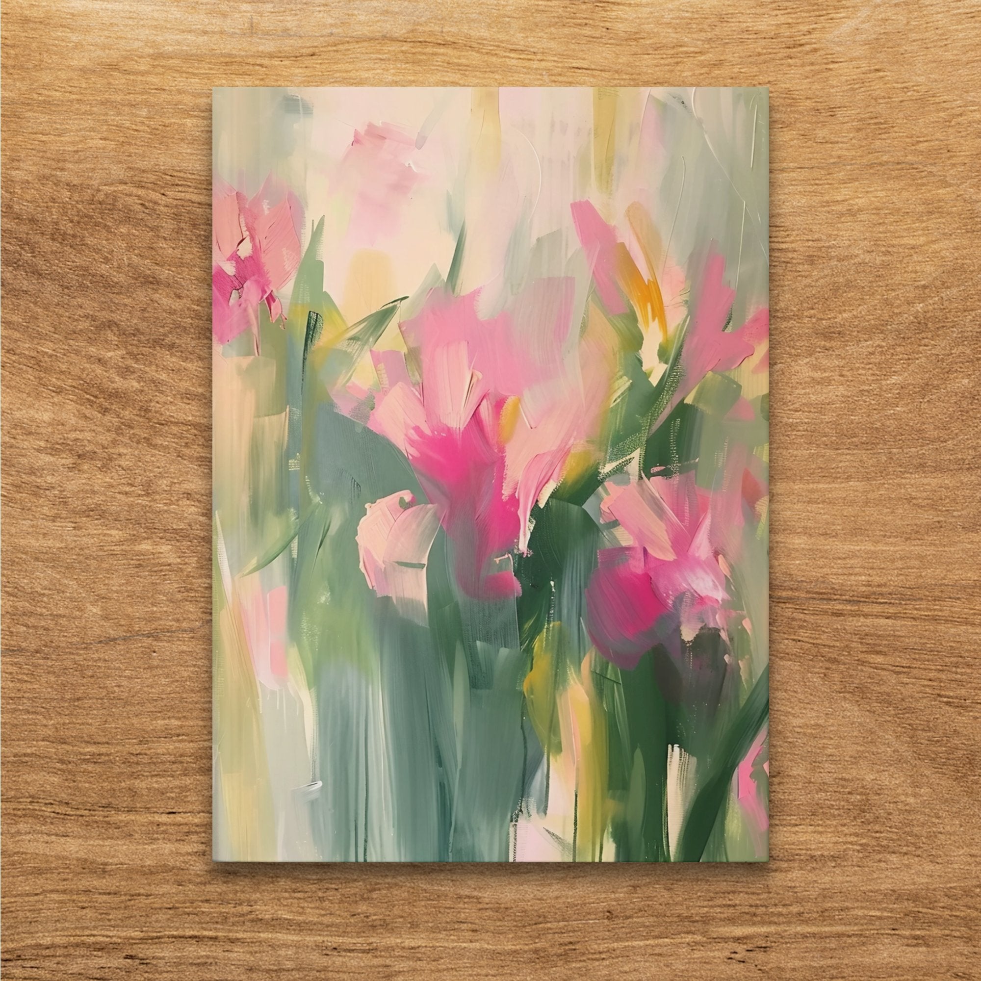 Abstract Floral Journal, Colorful Flower Art Notebook, Artistic Flower Diary, Vibrant Flower Design Journal, Creative Sketchbook - Craig Michael Design