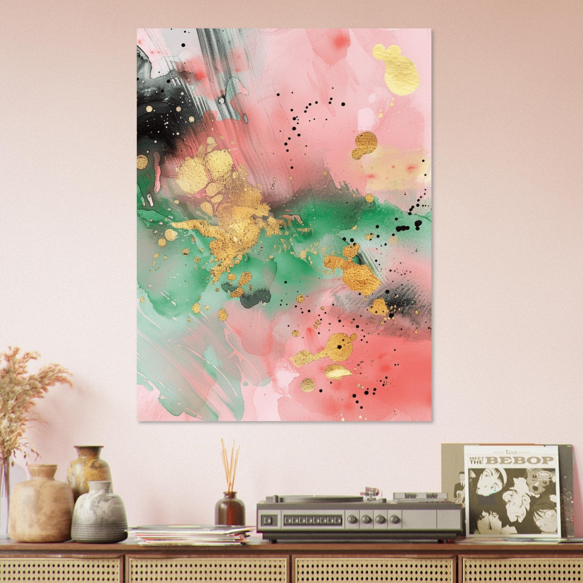 Abstract Pastels Watercolour Art Print, Home Art, Elegant Art, Minimalist Art, Office Decor, Art Gift, Nursery Art, Bedroom Art, Housewarming Gift - Craig Michael Design