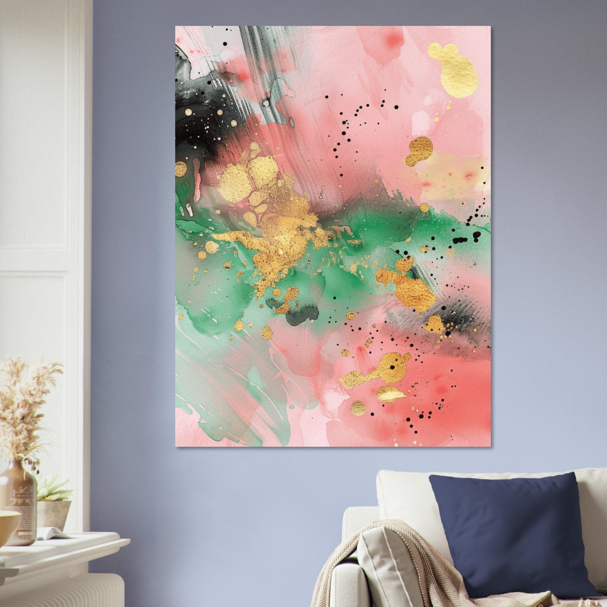 Abstract Pastels Watercolour Art Print, Home Art, Elegant Art, Minimalist Art, Office Decor, Art Gift, Nursery Art, Bedroom Art, Housewarming Gift - Craig Michael Design