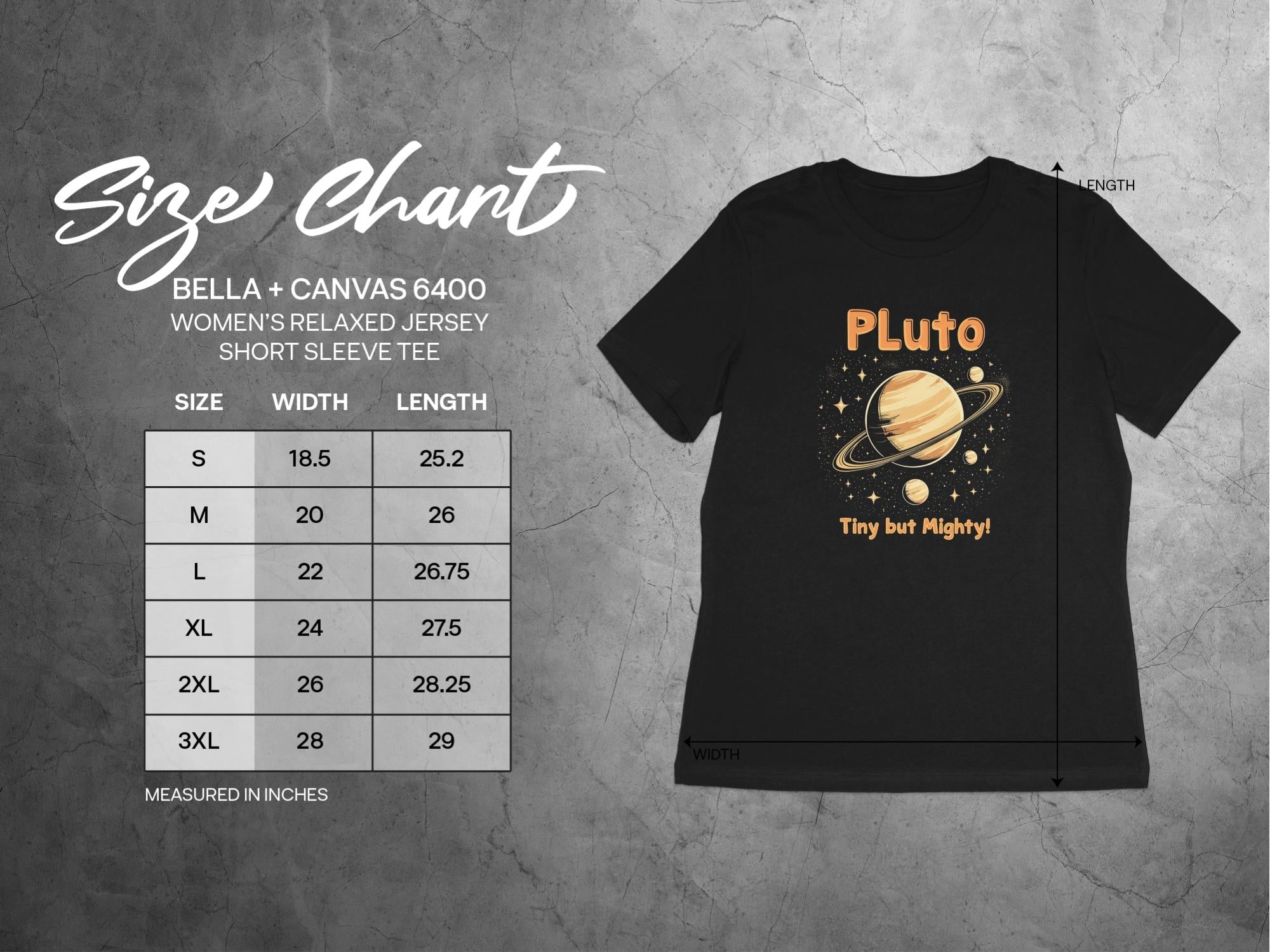 Astrology T-Shirt Pluto Tiny but Mighty Graphic Tee Cosmic Design Gift for Astrology Lovers Planet Design Shirt - Craig Michael Design