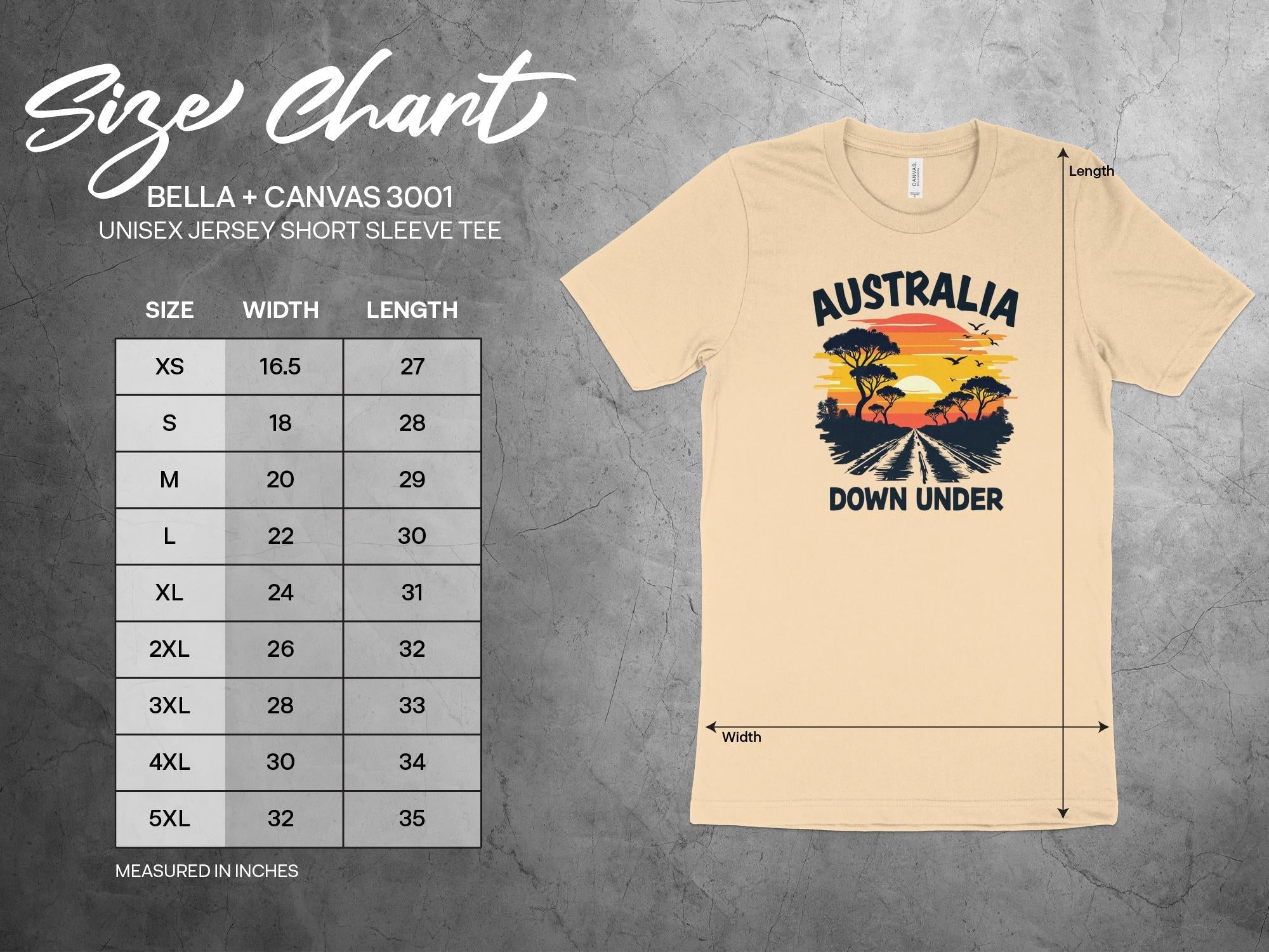 Australia Down Under T-Shirt, Retro Sunset T-Shirt, Vintage Australia Graphic Tee, Cool Australian Landscape Shirt - Craig Michael Design