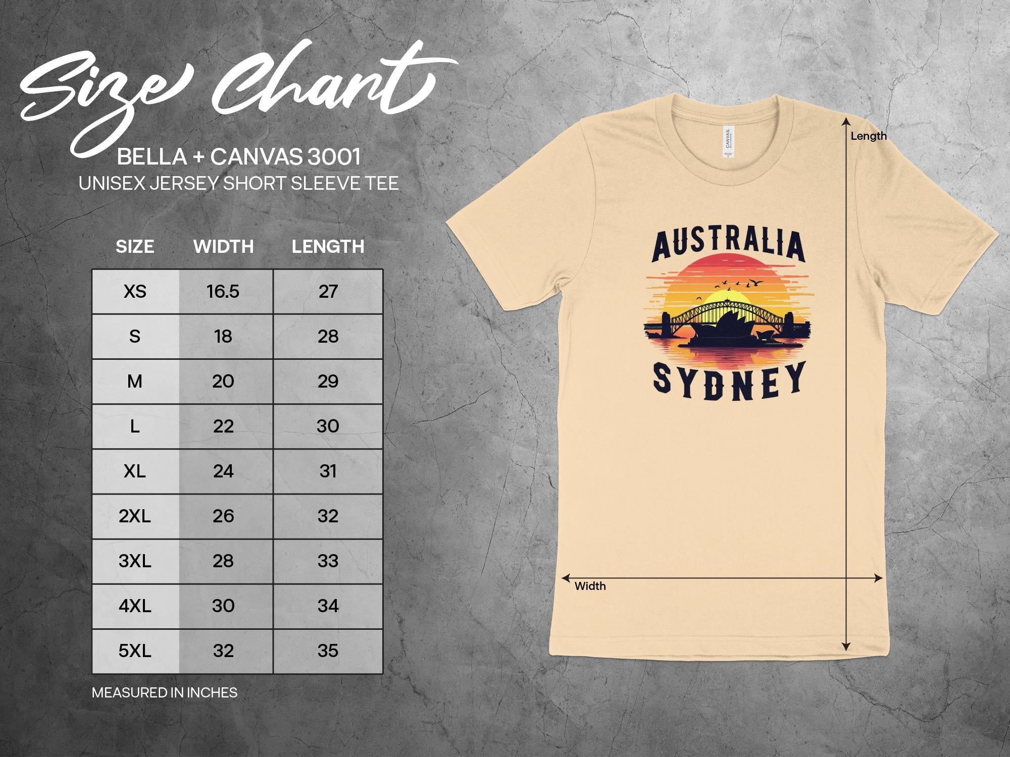 Australia Sydney Sunset T-Shirt, Sydney Australia Skyline Design, Perfect Sydney Souvenir Shirt, Australia Travel Gift Tee - Craig Michael Design