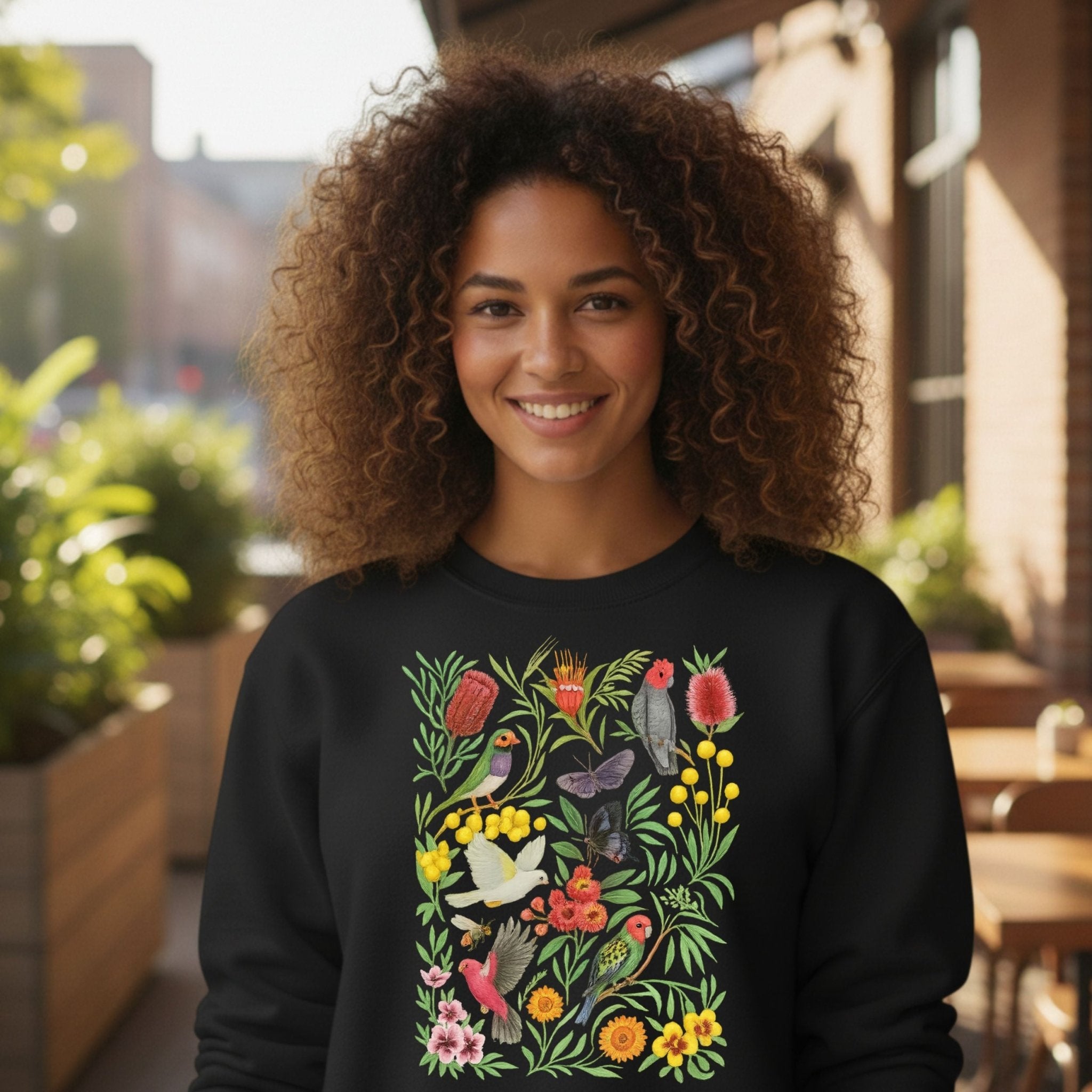 Australian Bird Sweatshirt – Native Flora & Fauna - Craig Michael Design