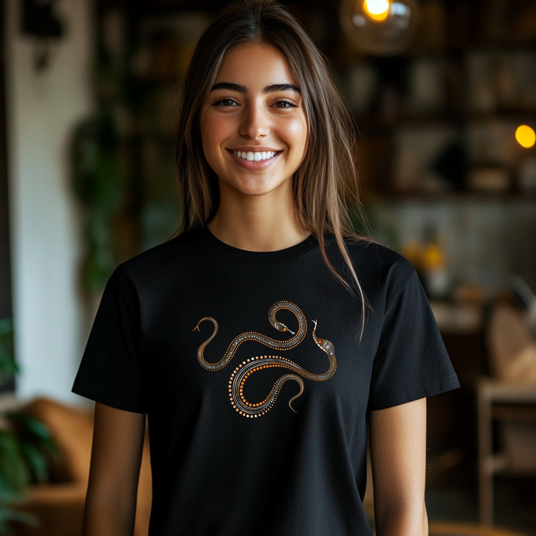 Australian Unique Snake Design T-Shirt for Nature and Animal Lovers - Craig Michael Design