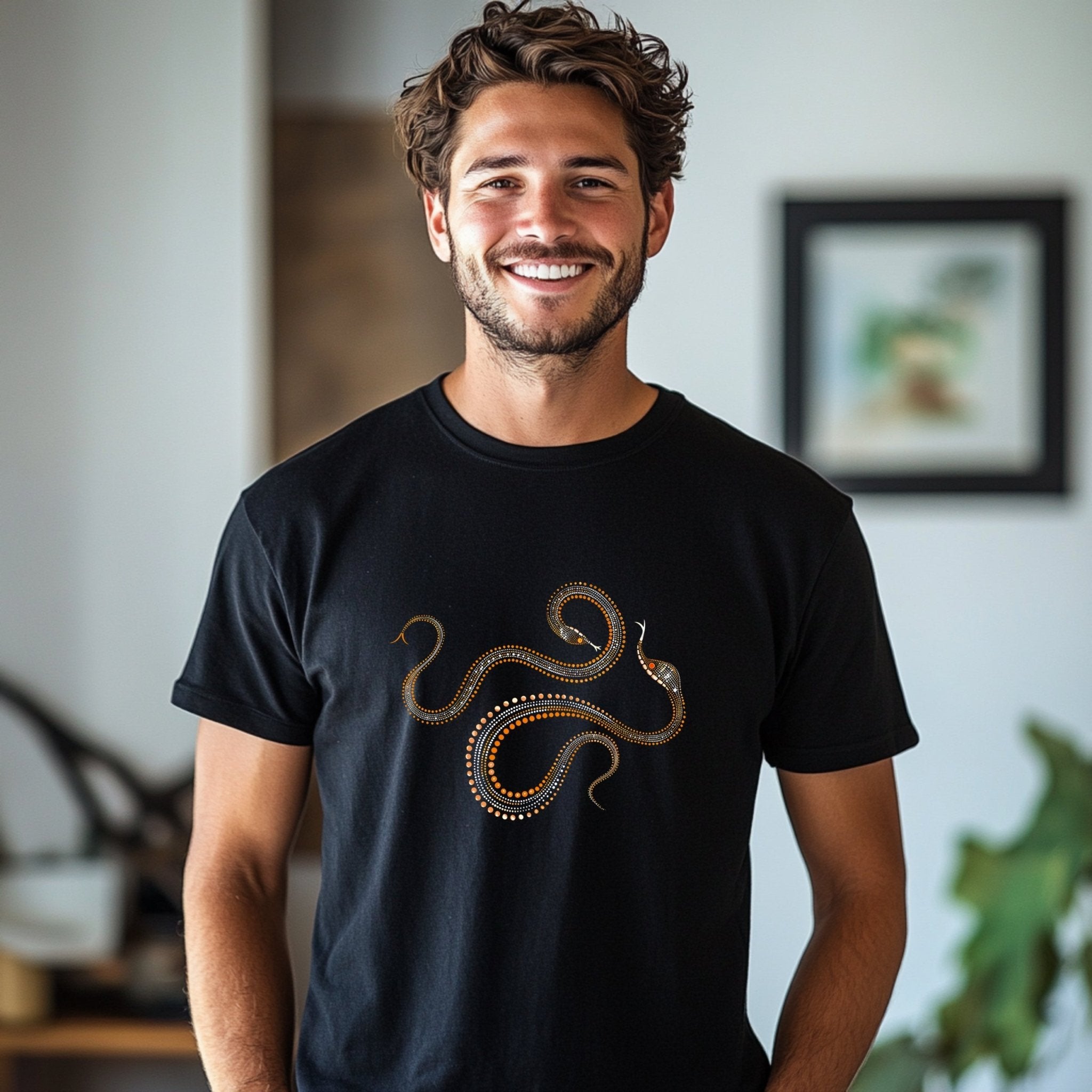 Australian Unique Snake Design T-Shirt for Nature and Animal Lovers - Craig Michael Design