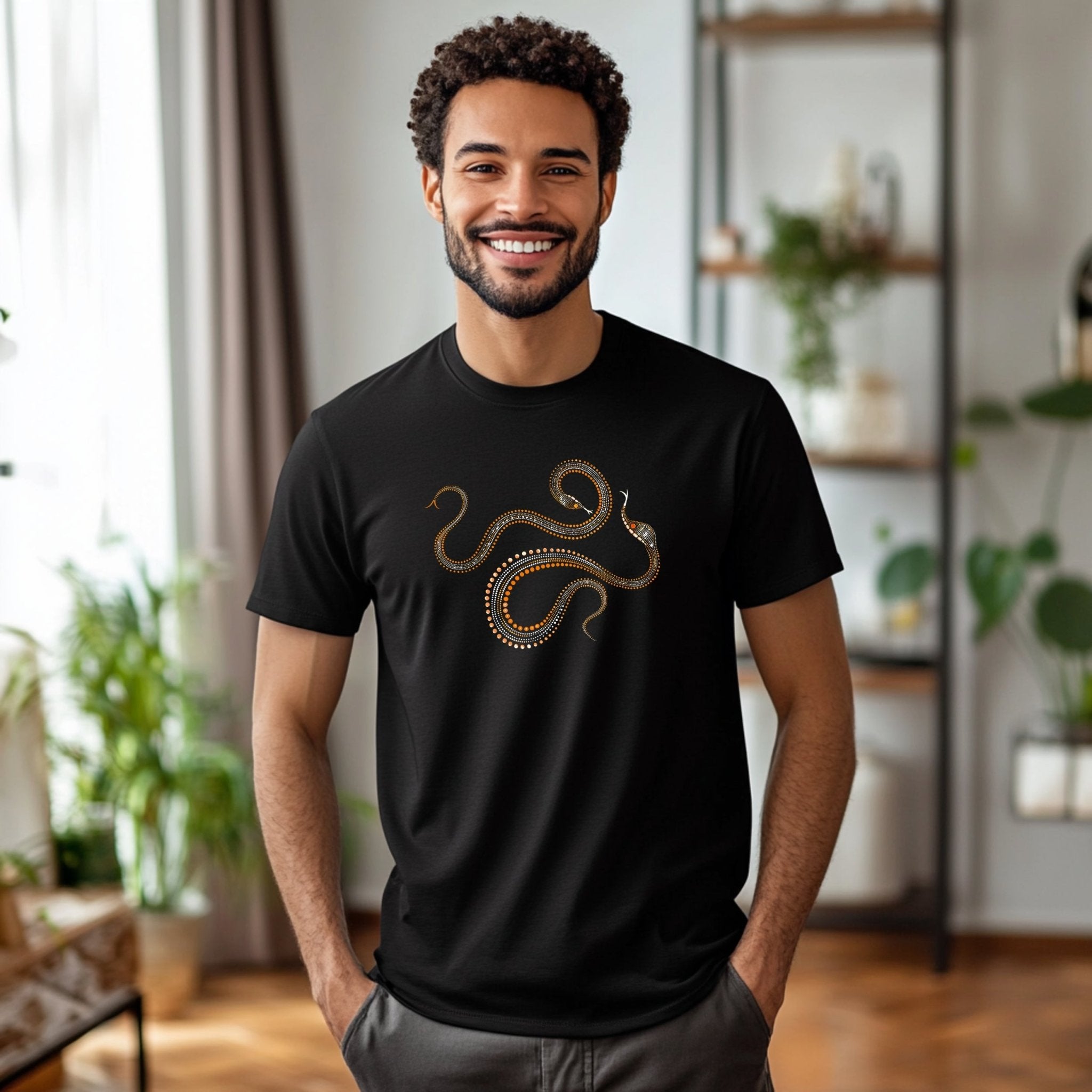 Australian Unique Snake Design T-Shirt for Nature and Animal Lovers - Craig Michael Design