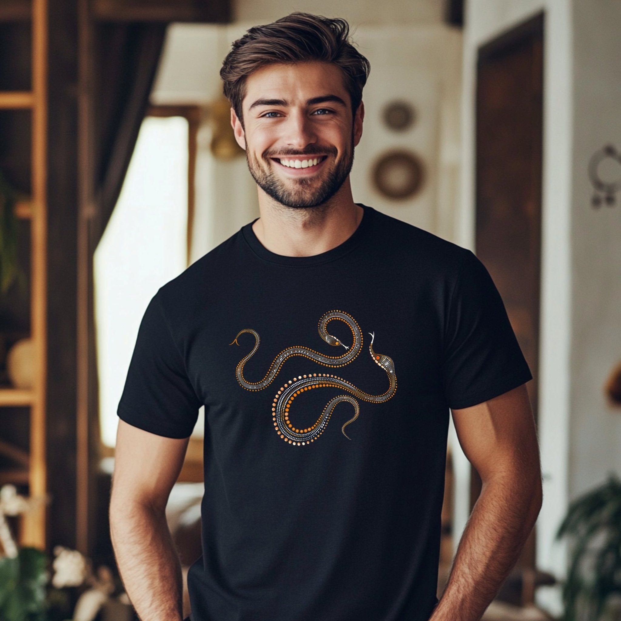 Australian Unique Snake Design T-Shirt for Nature and Animal Lovers - Craig Michael Design