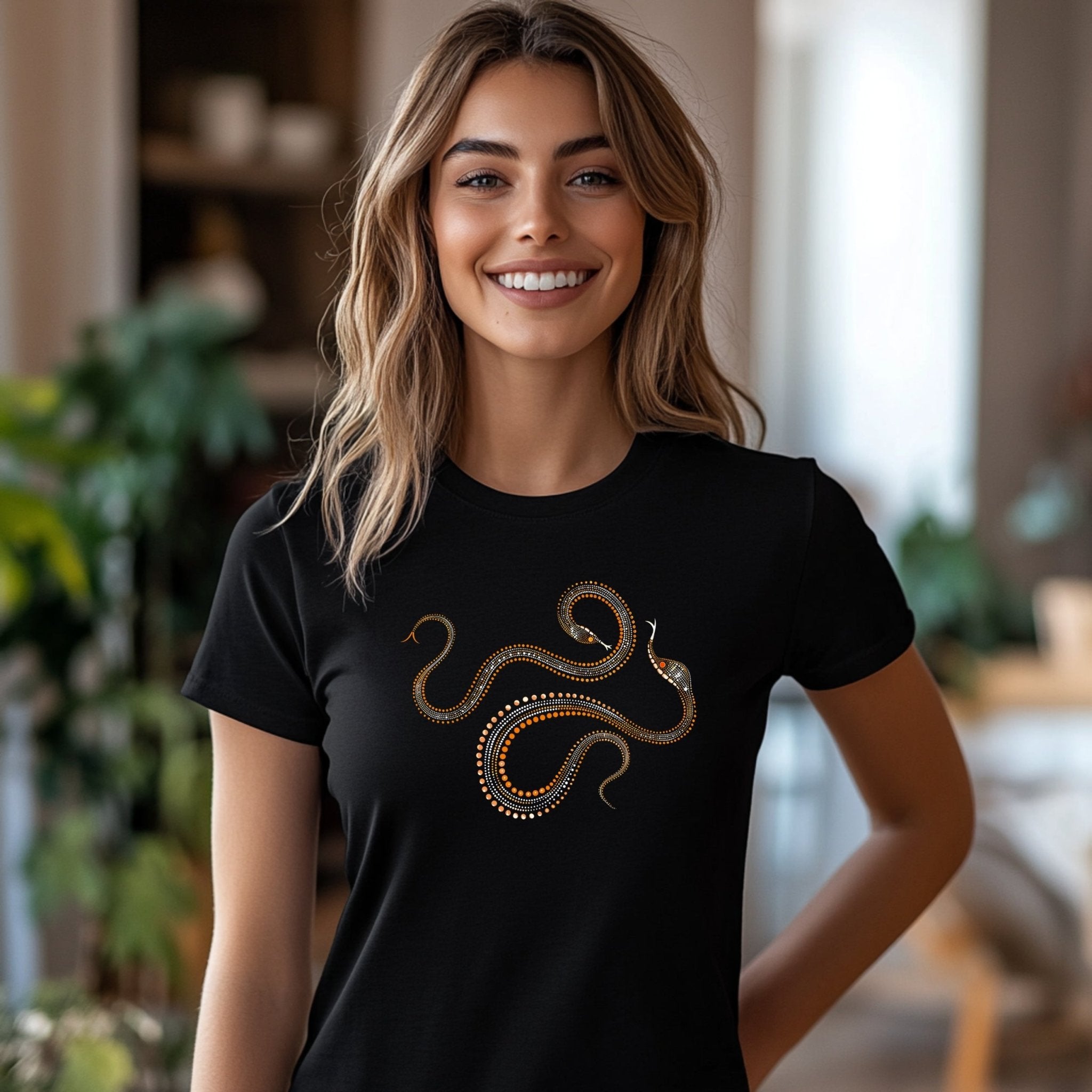 Australian Unique Snake Design T-Shirt for Nature and Animal Lovers - Craig Michael Design