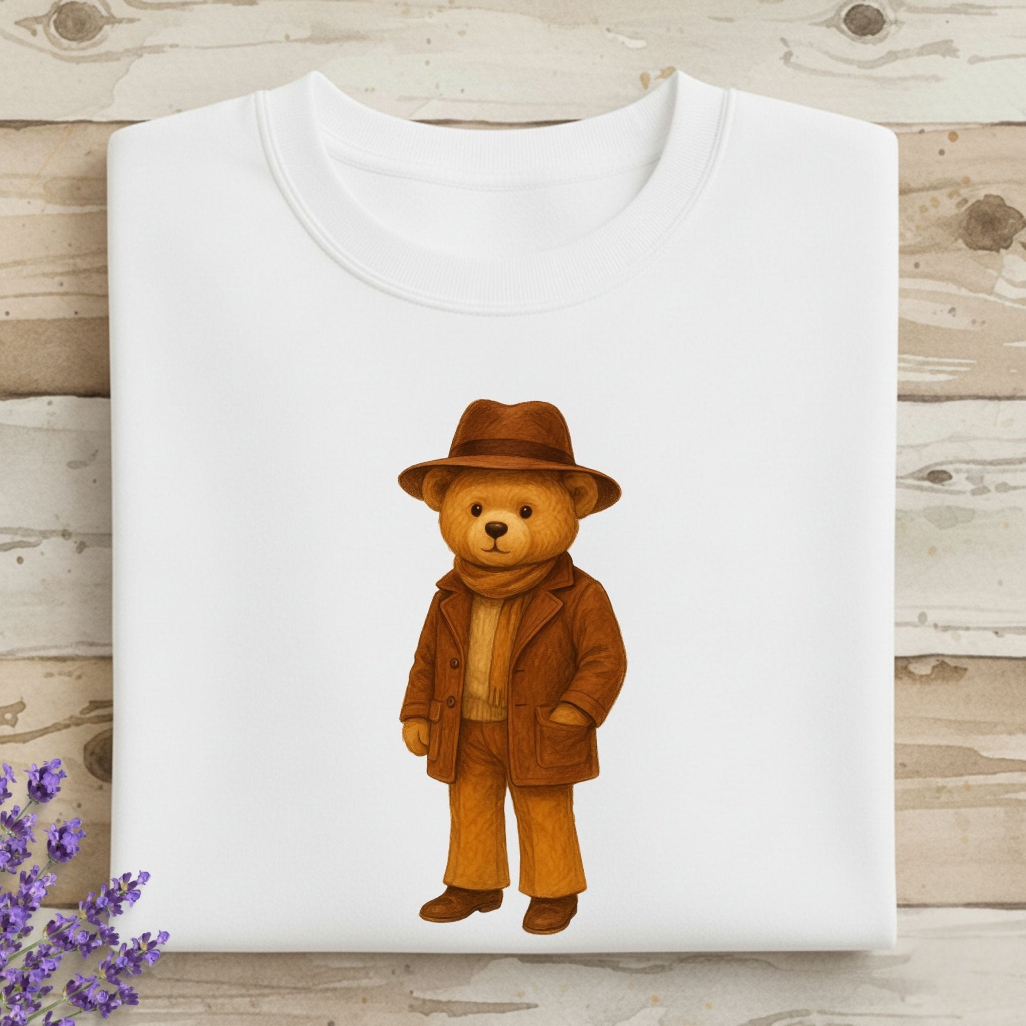 Autumn Gentleman Bear Sweatshir - Craig Michael Design