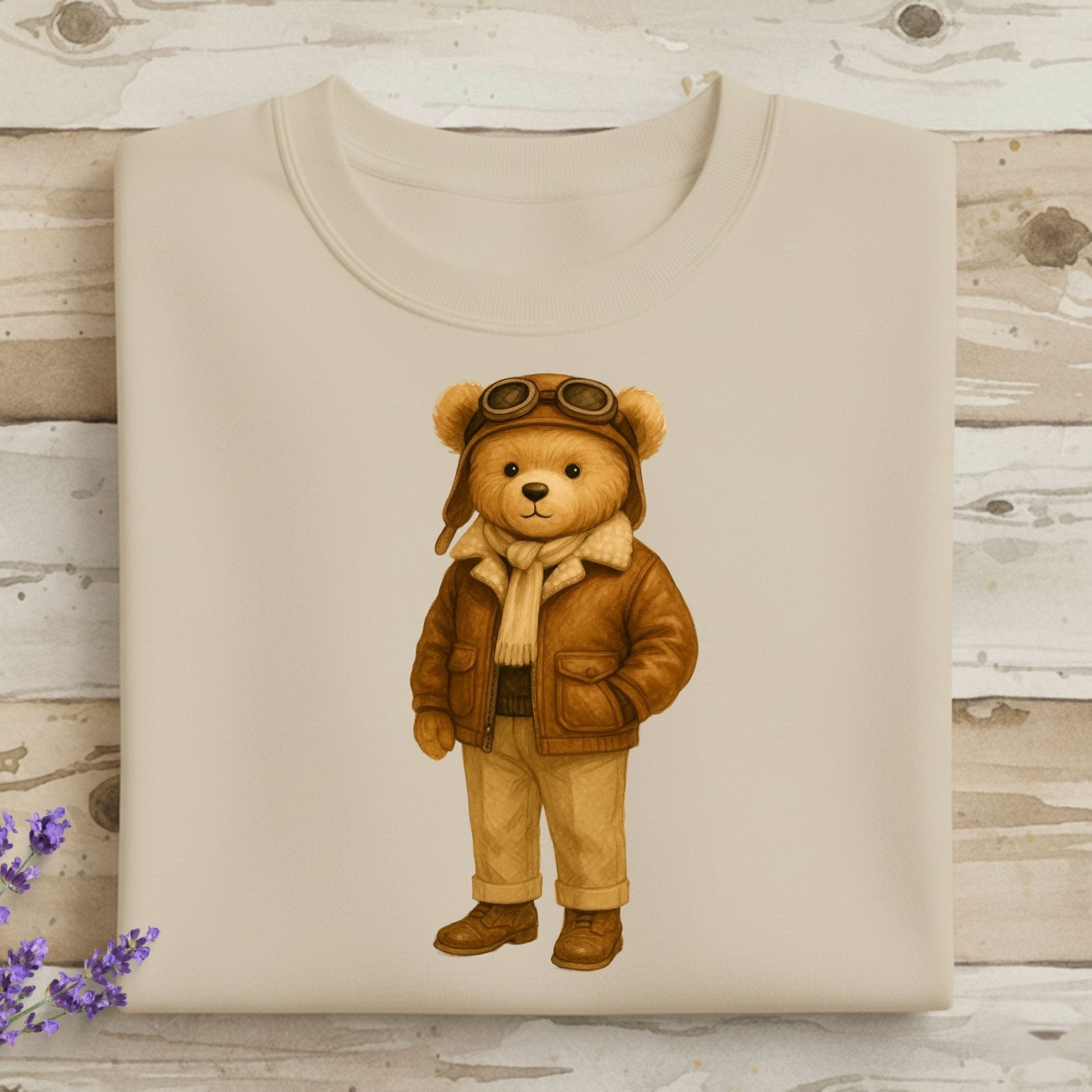 Aviator Teddy Sweatshirt - Craig Michael Design