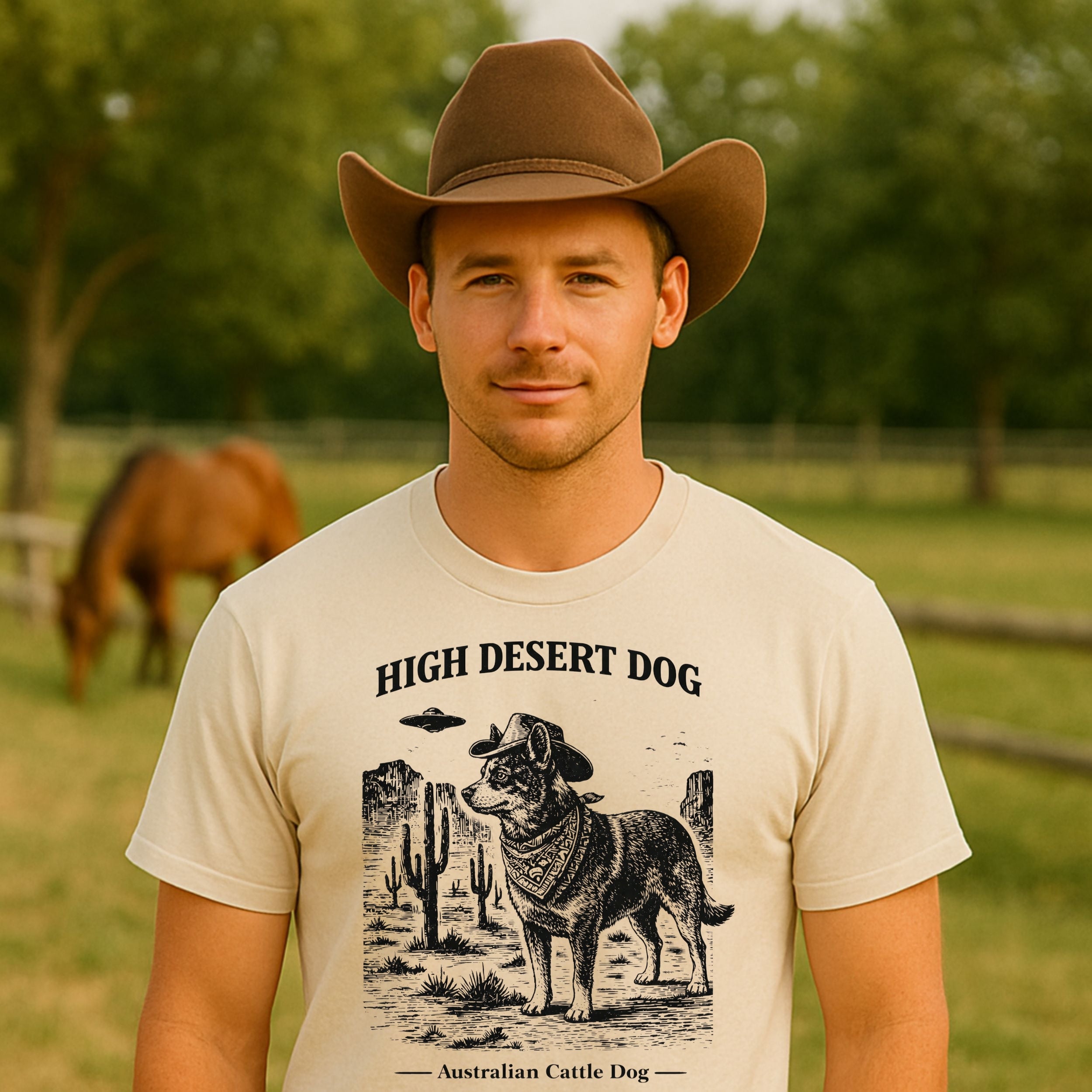 High Desert Dog Australian Cattle Dog T-Shirt