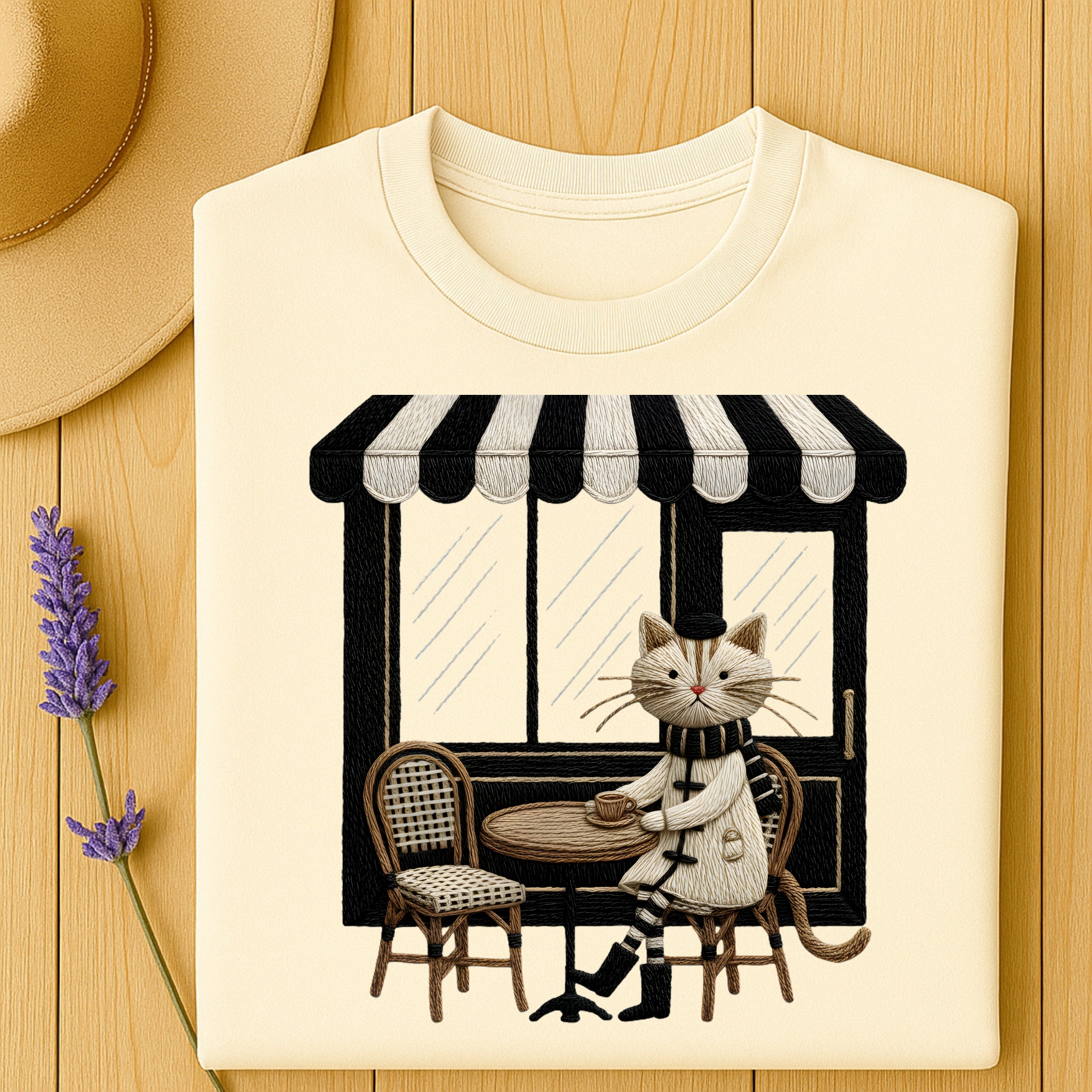 Paris Kitty T-Shirt – Le Café Parisien