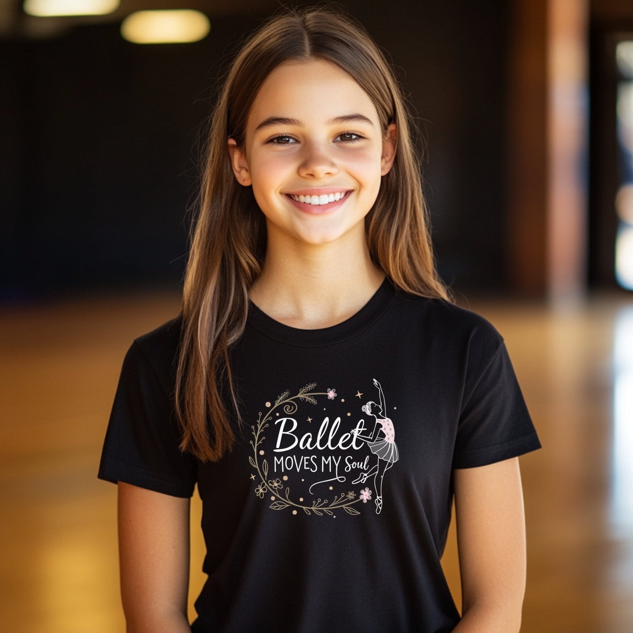 Ballet Moves My Soul T-Shirt, Ballet Lover Gift, Dance Enthusiast Shirt, Cute Dancing Tee, Fun Ballet Graphic Top, Youth Ballet Shirt - Craig Michael Design