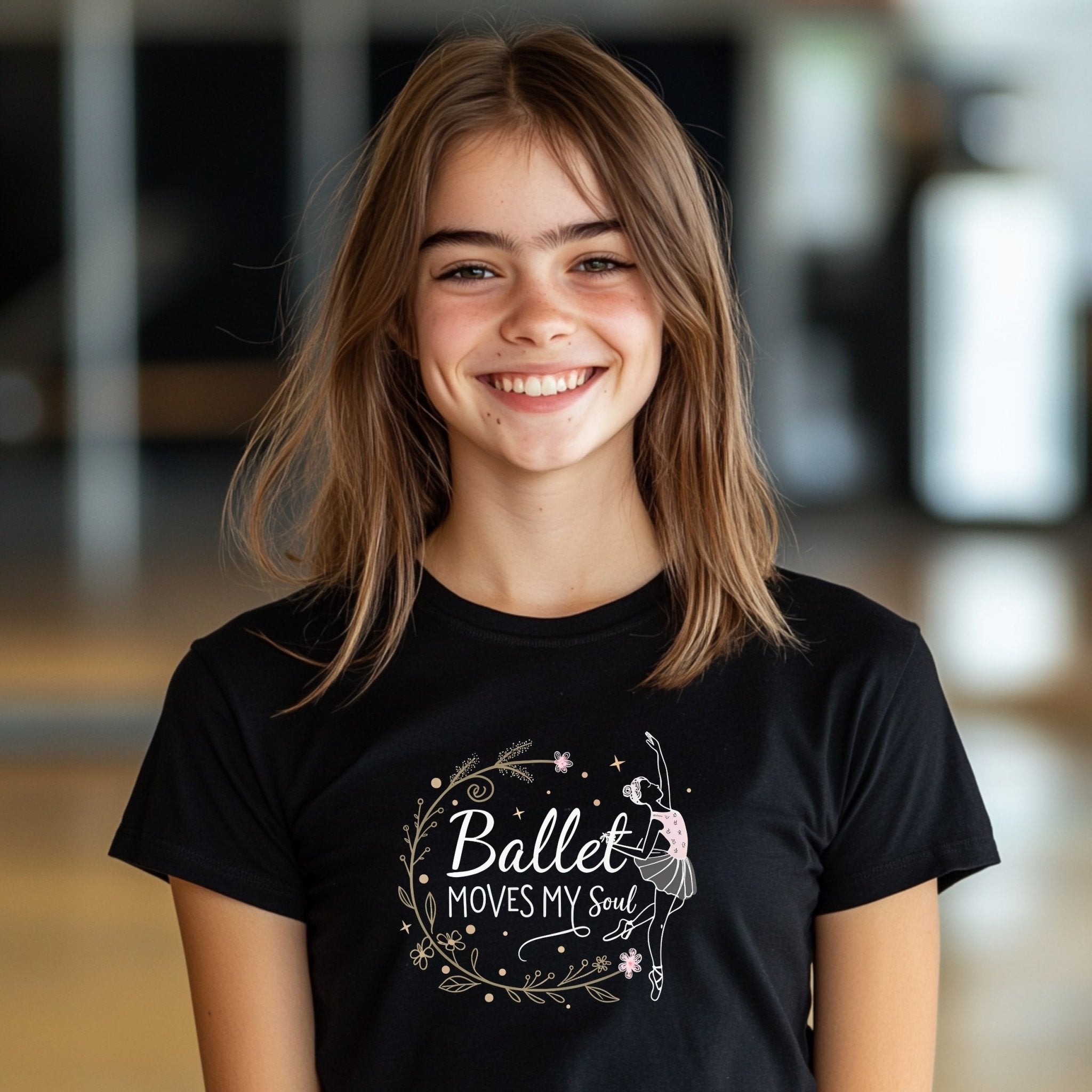 Ballet Moves My Soul T-Shirt, Ballet Lover Gift, Dance Enthusiast Shirt, Cute Dancing Tee, Fun Ballet Graphic Top, Youth Ballet Shirt - Craig Michael Design