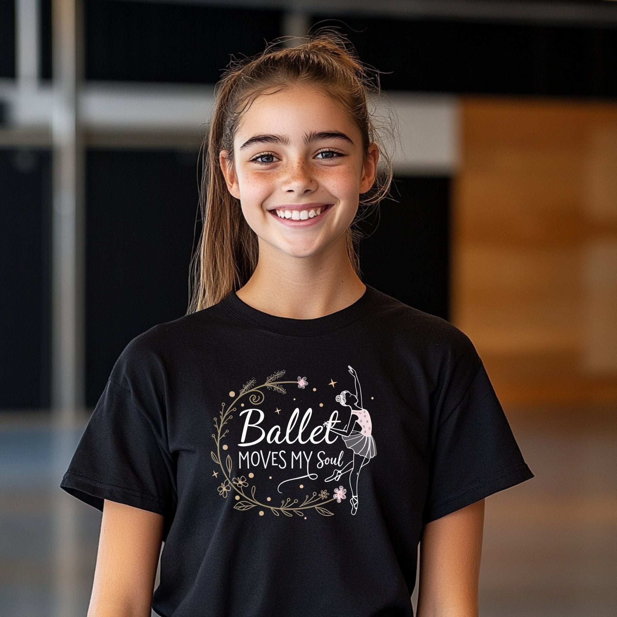 Ballet Moves My Soul T-Shirt, Ballet Lover Gift, Dance Enthusiast Shirt, Cute Dancing Tee, Fun Ballet Graphic Top, Youth Ballet Shirt - Craig Michael Design