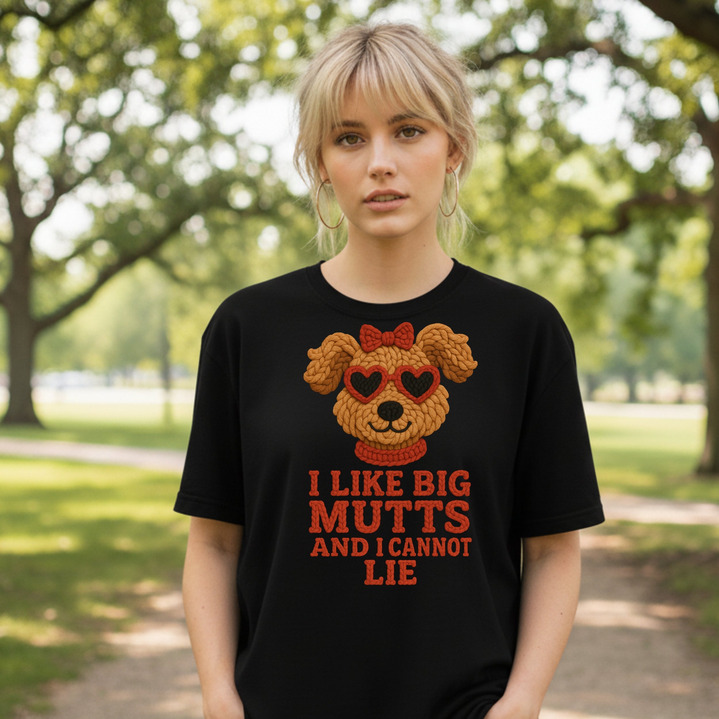 I Like Big Mutts And I Cannot Lie Graphic Tee
