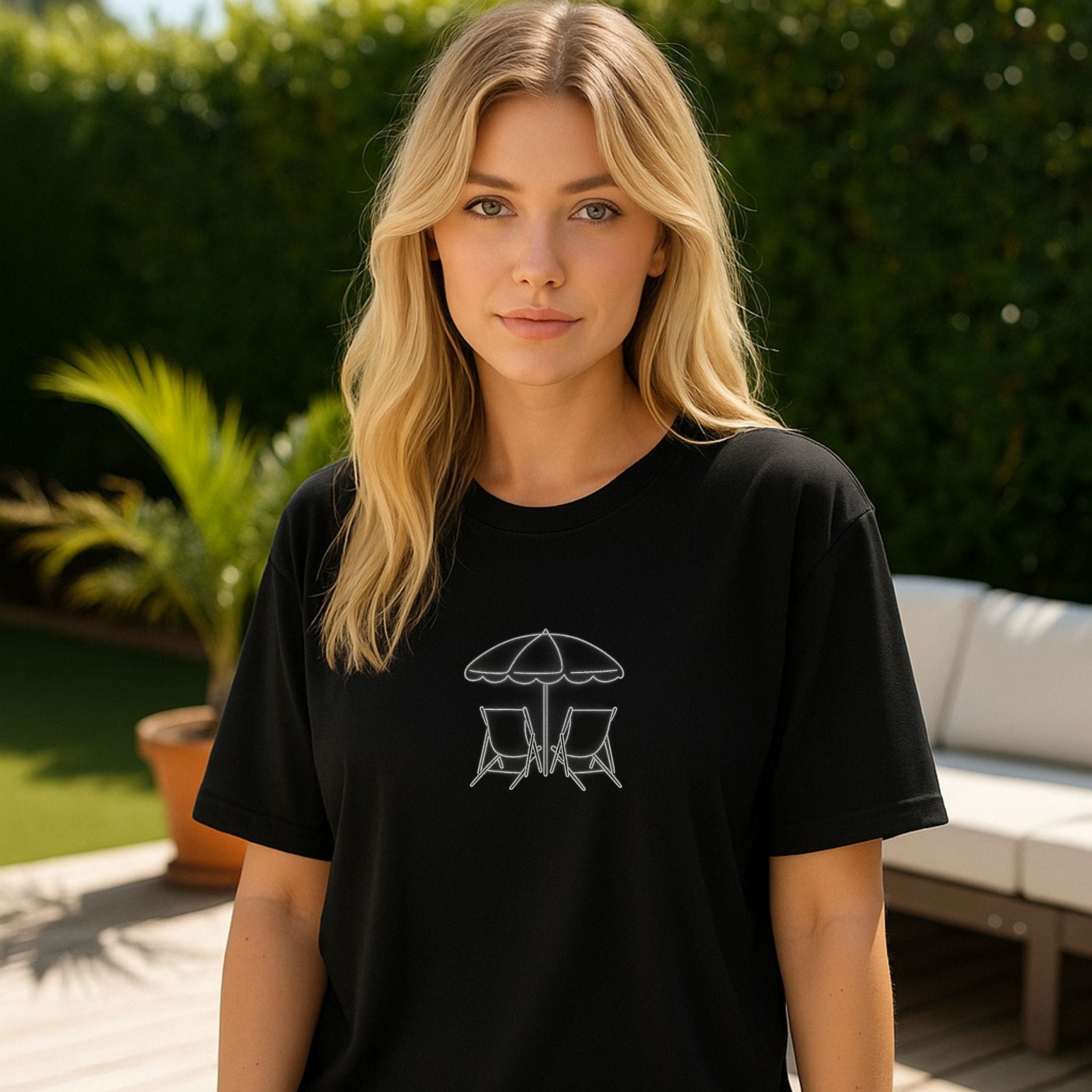 Beach Umbrella Chairs T-shirt, Summer Shirt - Craig Michael Design