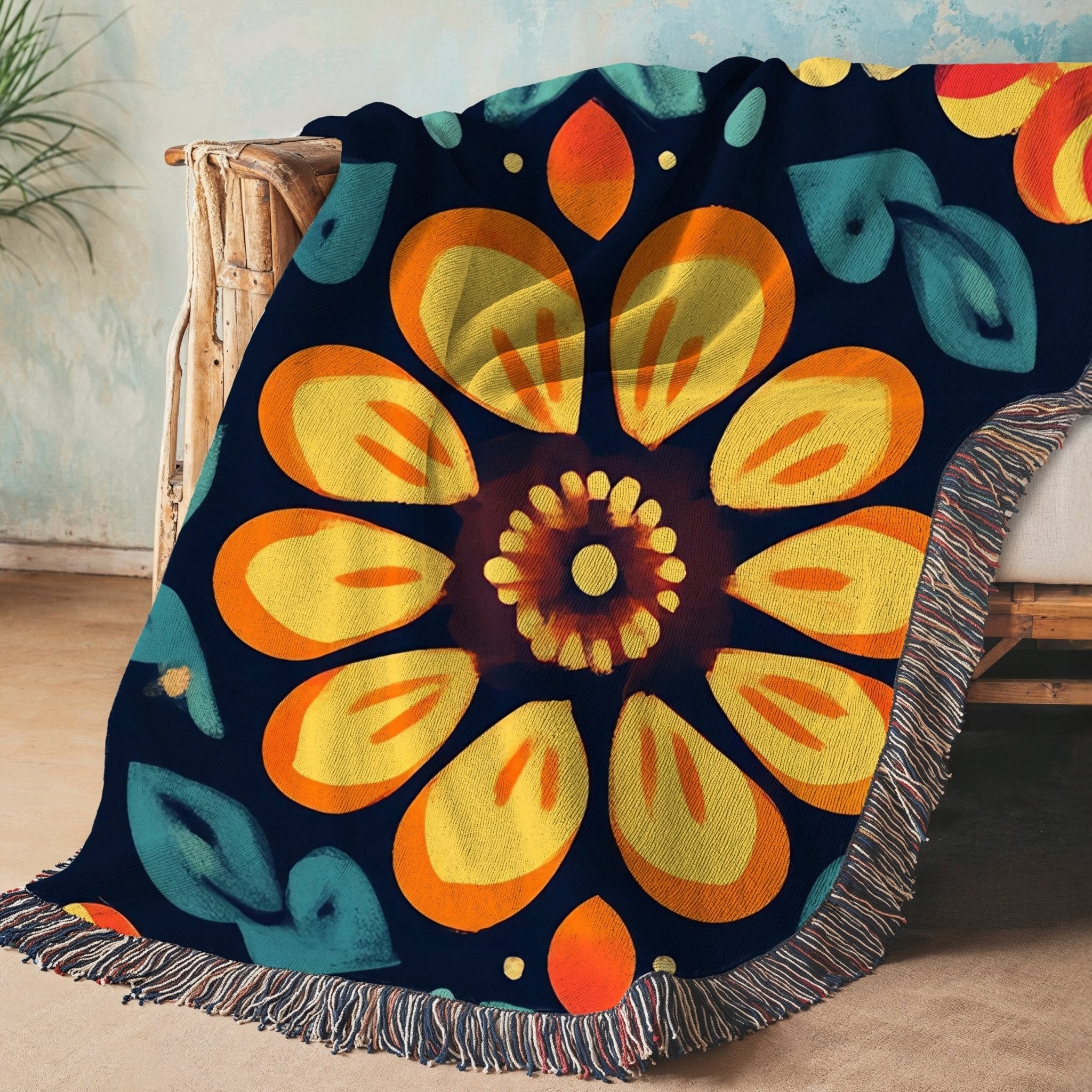 Boho Woven Blanket - Craig Michael Design