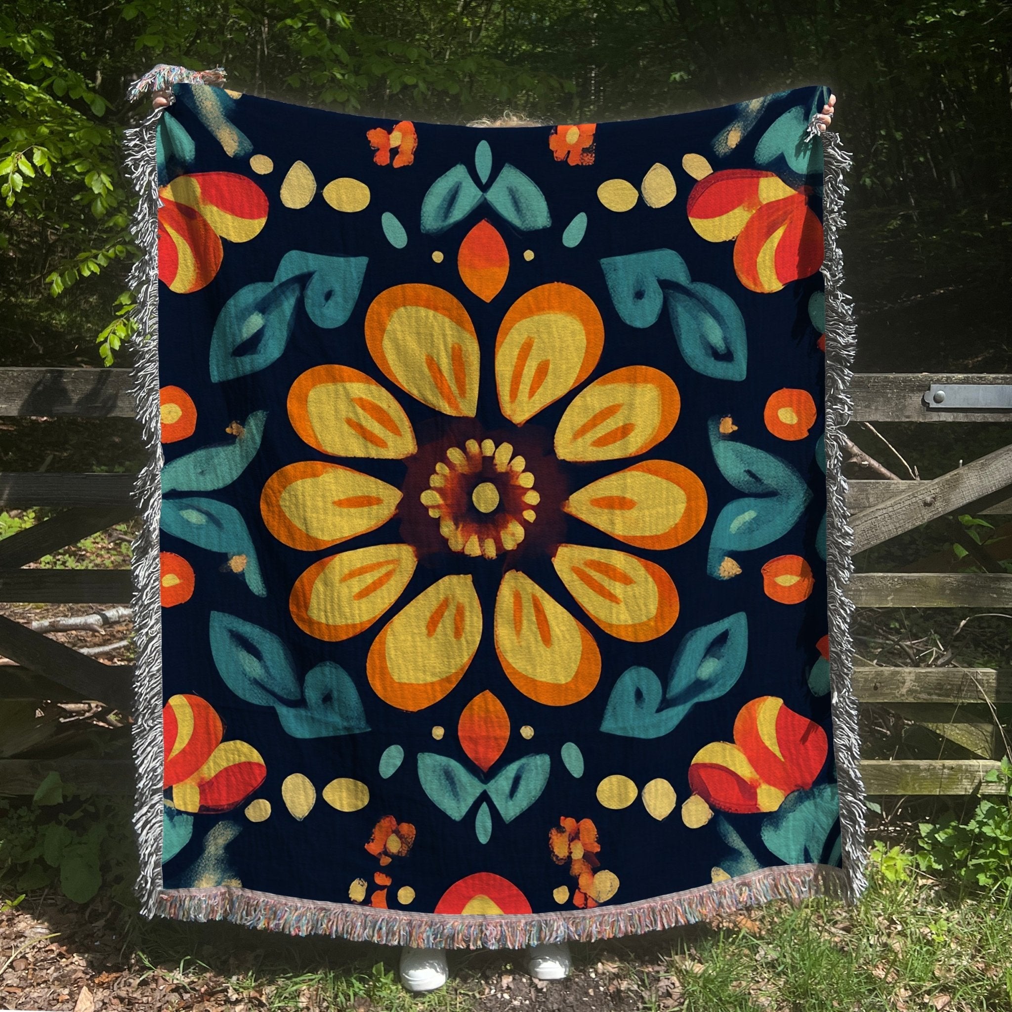 Boho Woven Blanket - Craig Michael Design