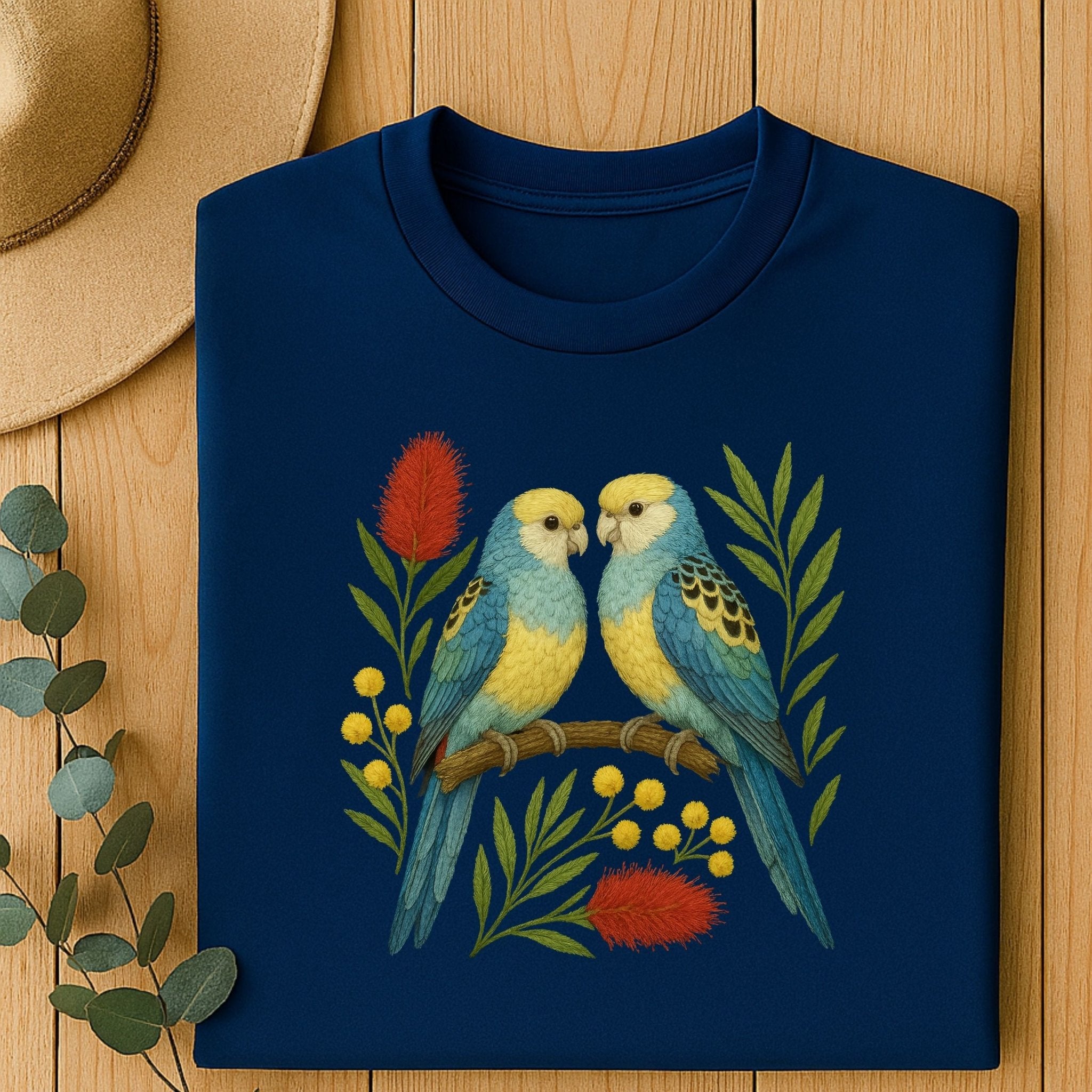 Budgerigar T-Shirt – Australian Native Bird Collection - Craig Michael Design